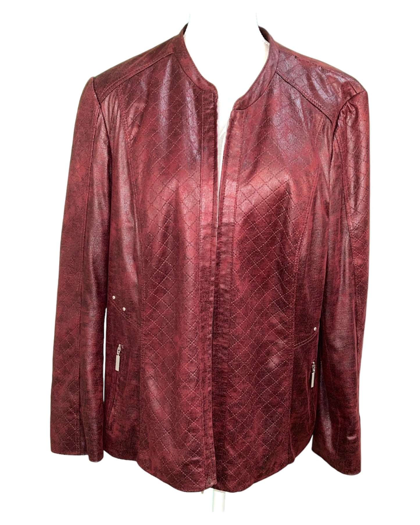 Vivaris Jacke 38/40 Weinrot Sehr gut