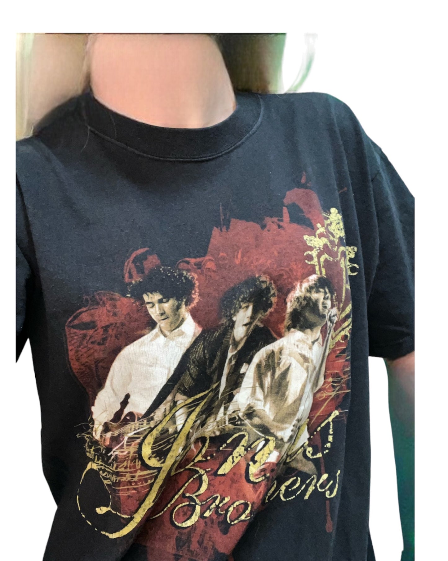 Vintage Shirt Jonas Brothers 38/40 M schwarz Akzeptabel