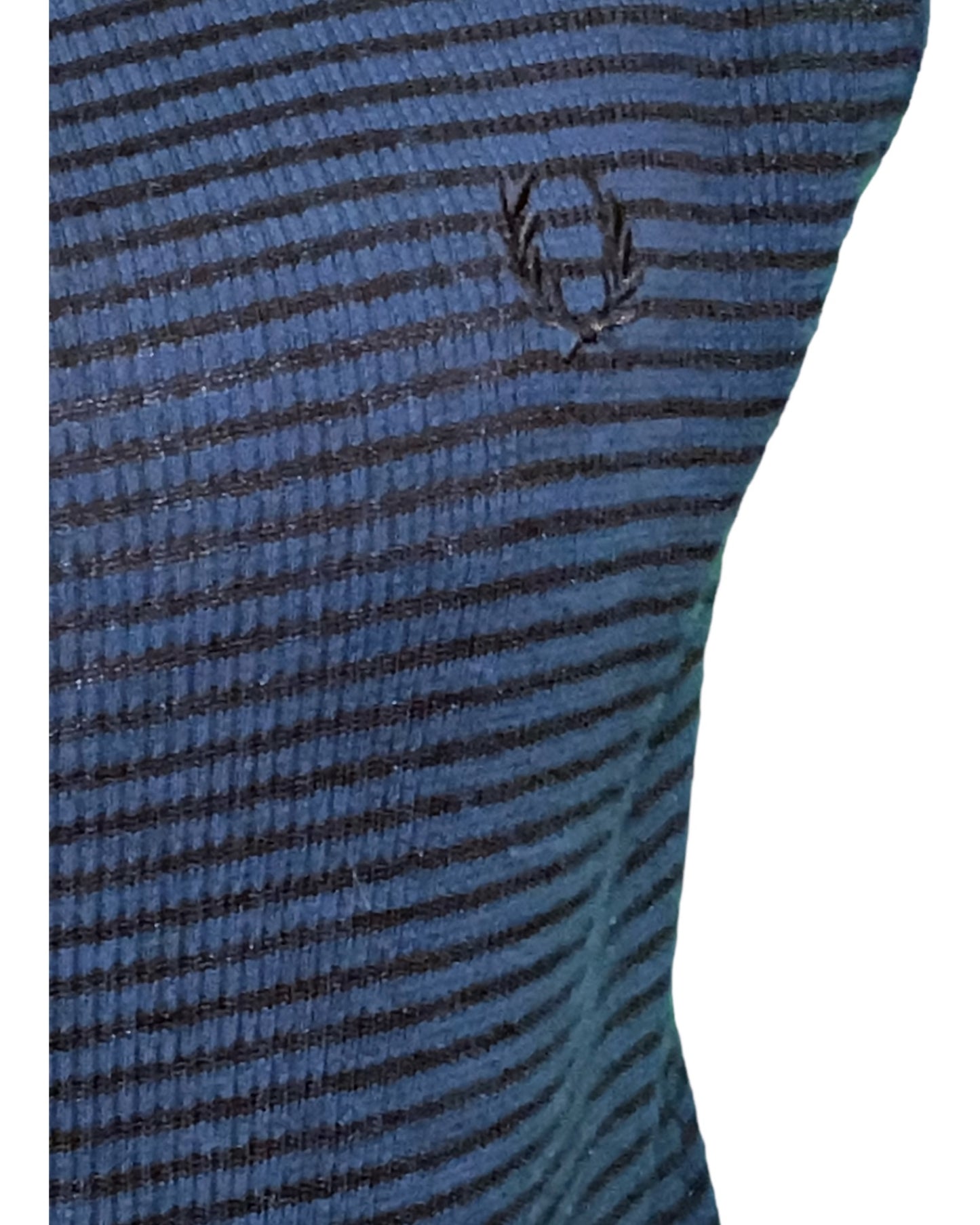 Vintage Fred Perry Kleid 36 Blau - dunkelblau gestreift