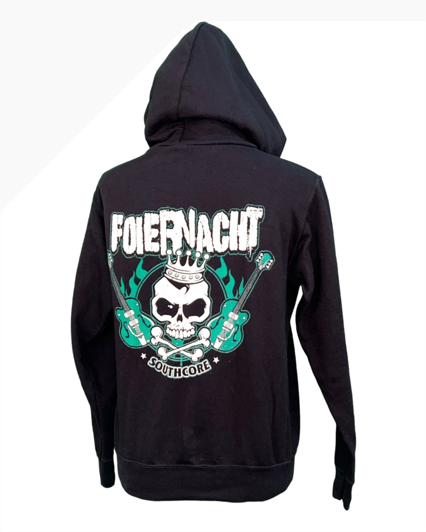Fruit of the Loom Kapuzenpullover S Schwarz mit Print Foiernacht