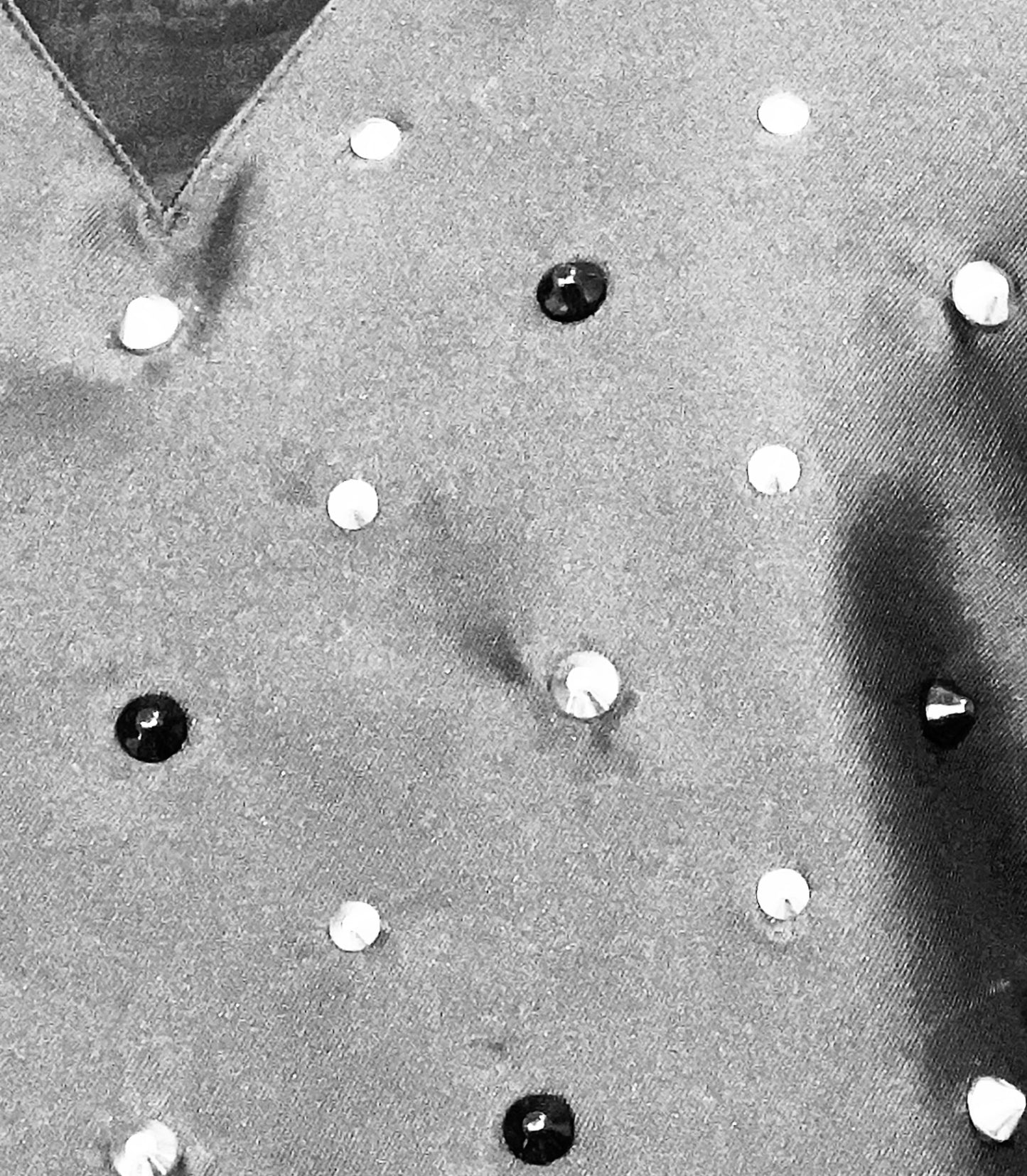 Karl Lagerfeld Bluse 42 Schwarz mit Nieten und Reißverschluss hinten