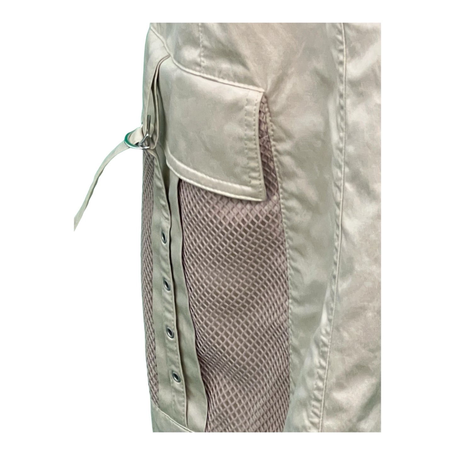 Vintage Your 6th Sense Rock 44 Beige, leichter Glanz mit Cargotasche Mesh