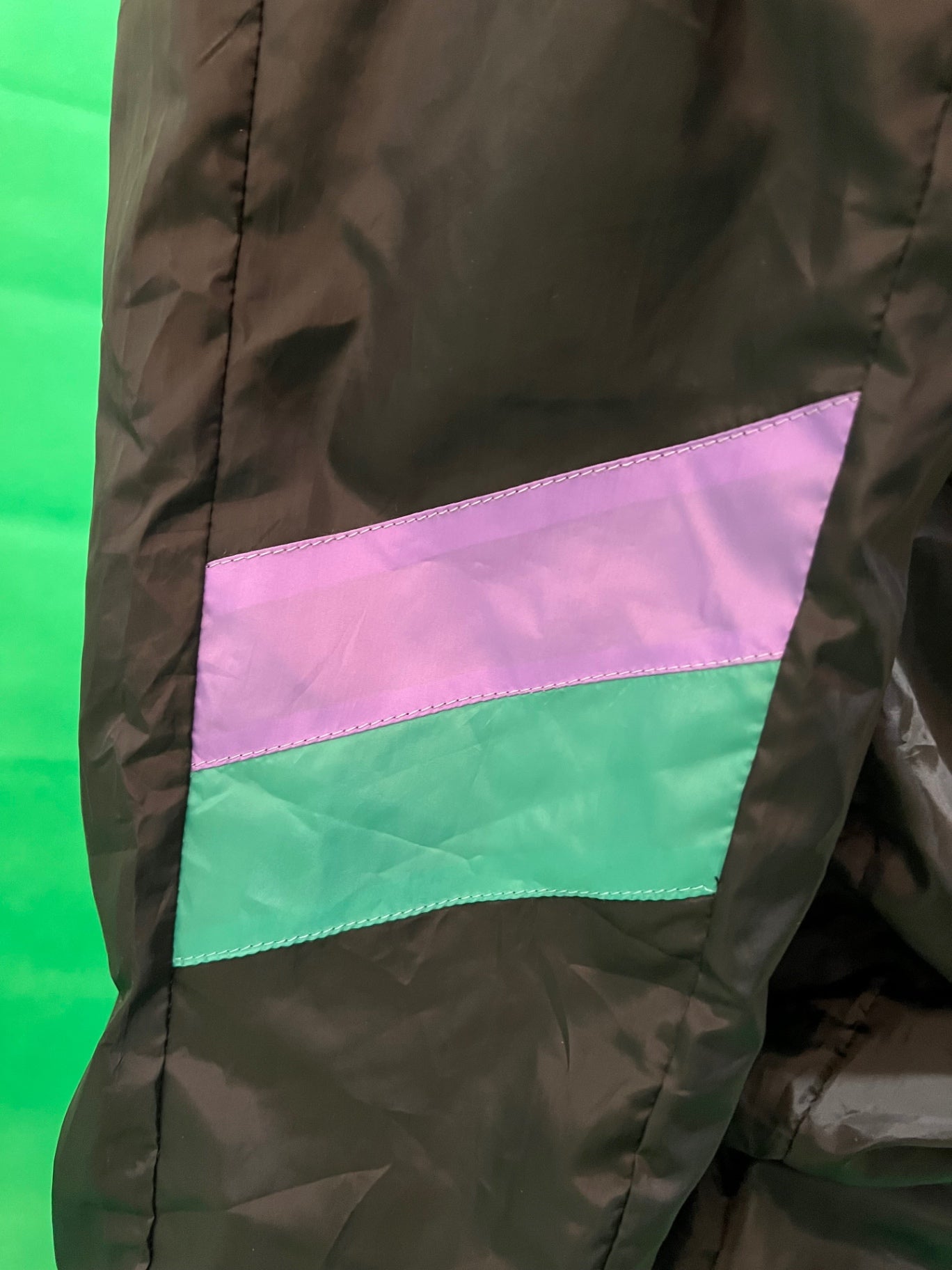 Vintage Sporthose 38 / M Schwarz, Lila, Grün