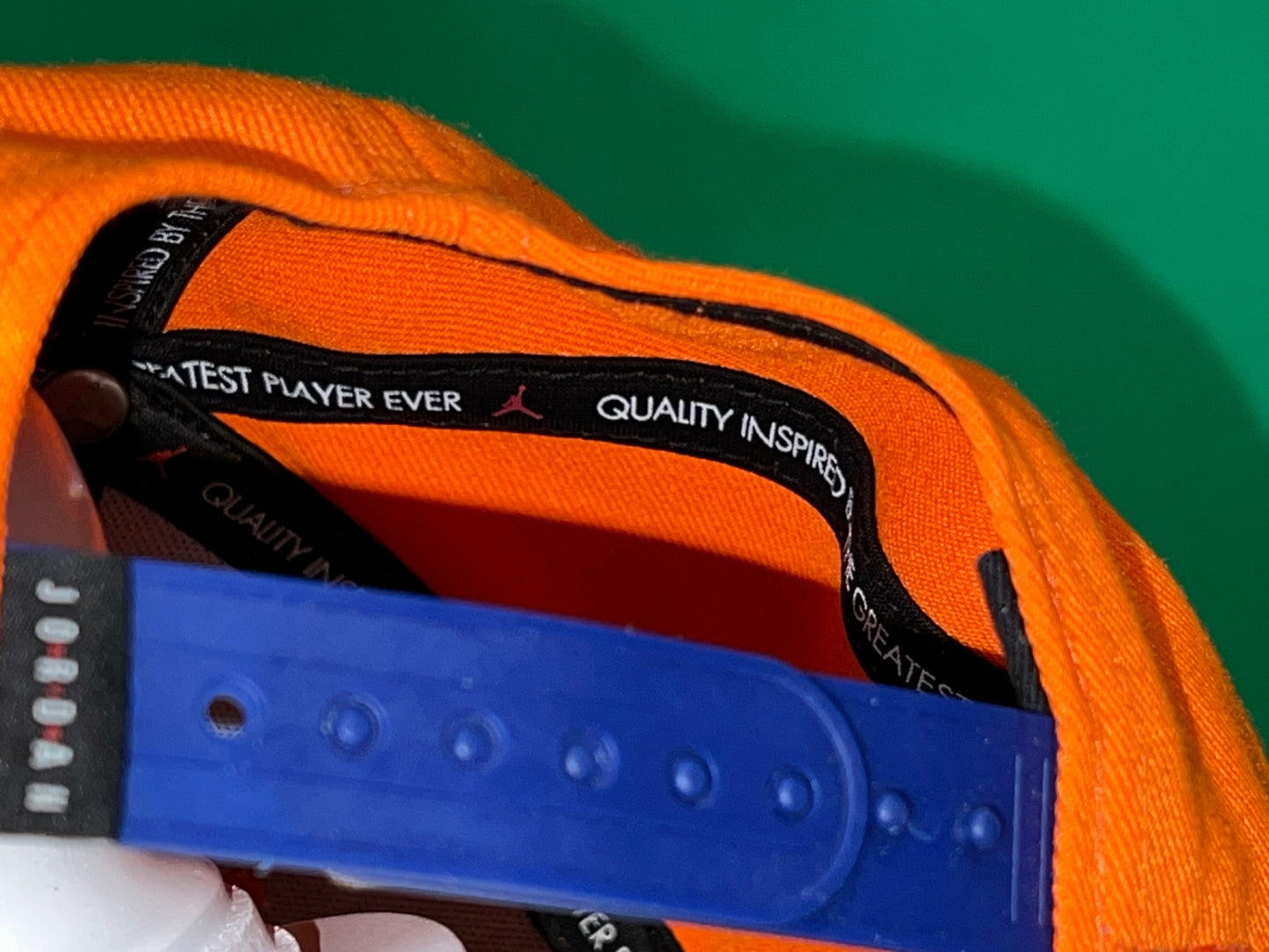 Nike Air Jordan Kappe Gross und Verstellbar Orange und Blau