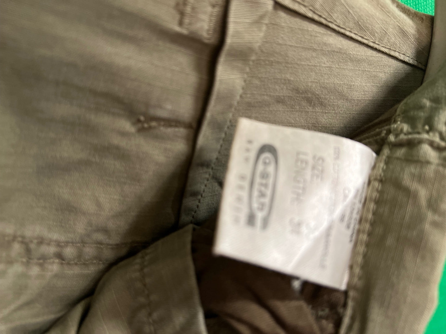 G-Star Hose W30 / L 34 Oliv-Braun