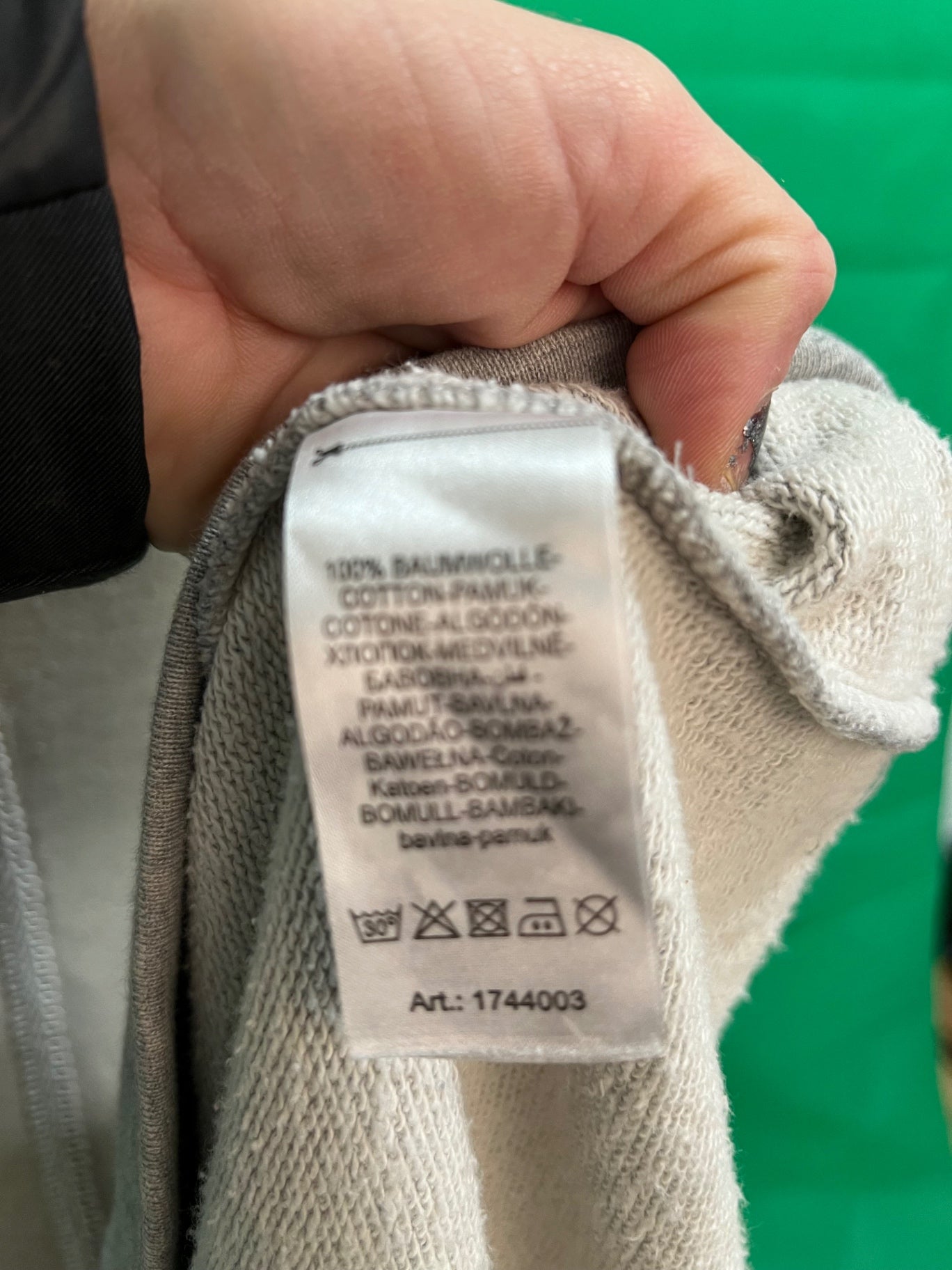 Marco Polo Sweatshirt 36-40 tragbar Grau mit Blumenmuster