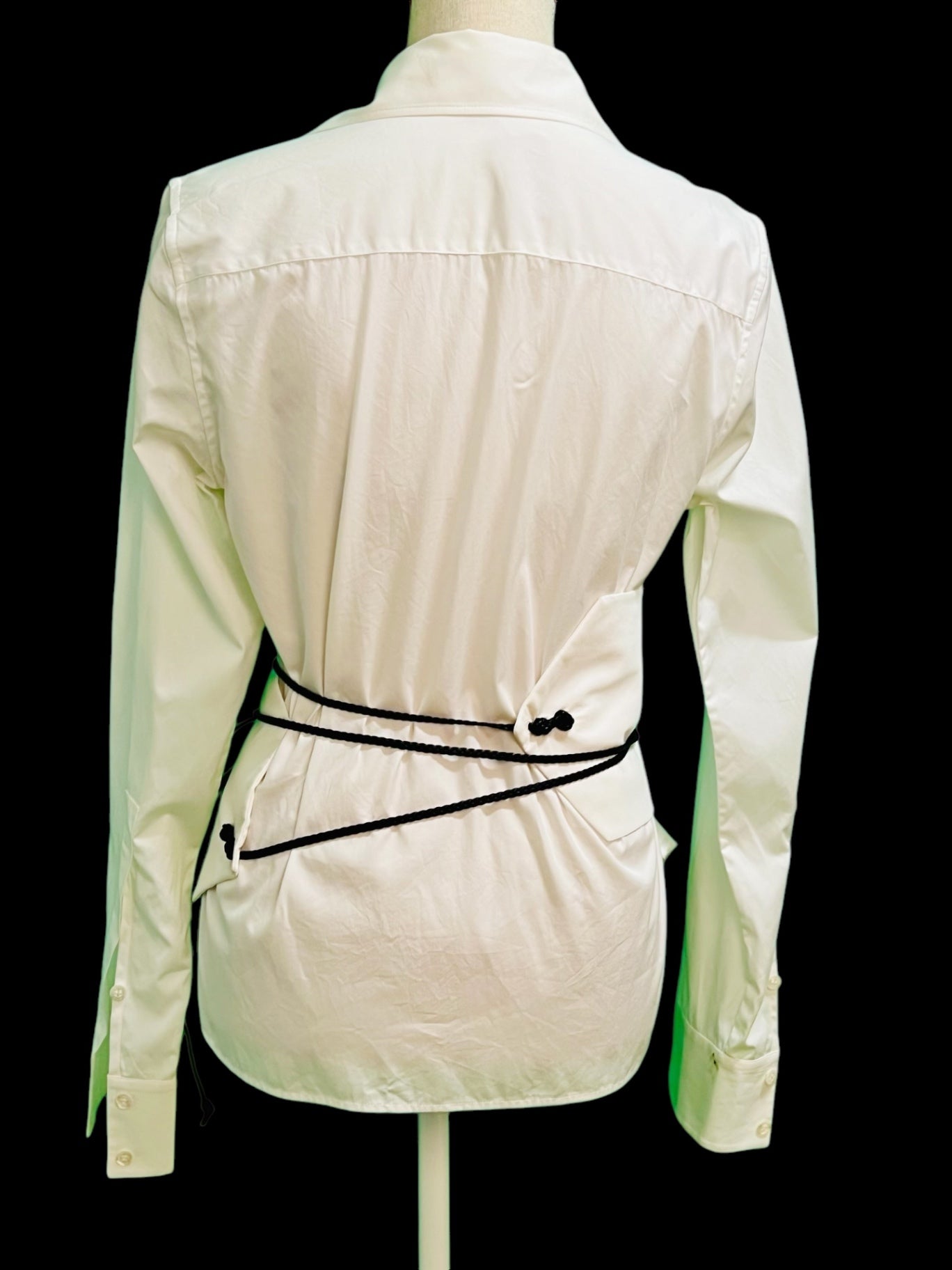 Gucci Bluse M 38 Weiß Bsumwolle