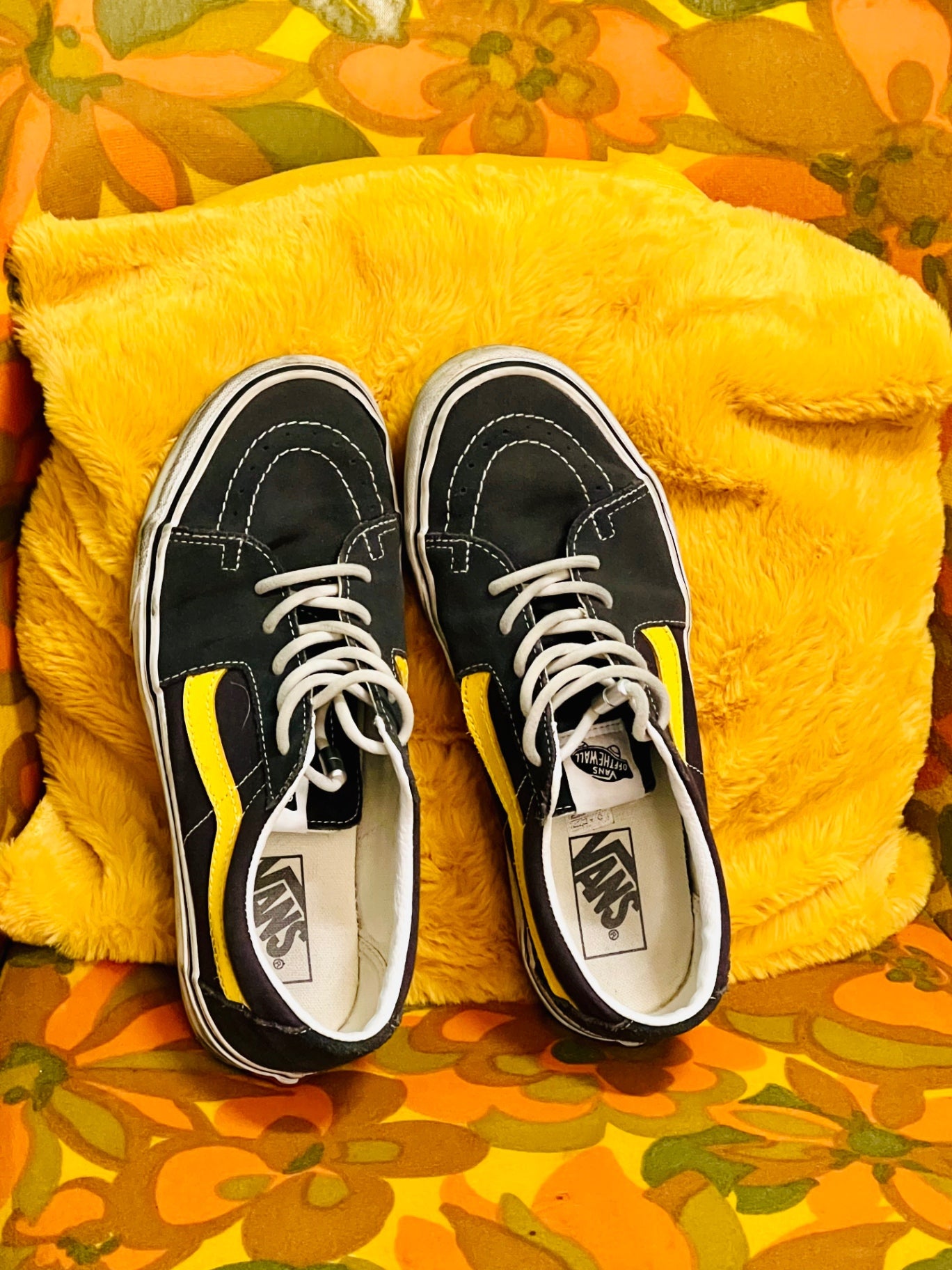 Vans Sneaker 40 Schwarz mit gelb