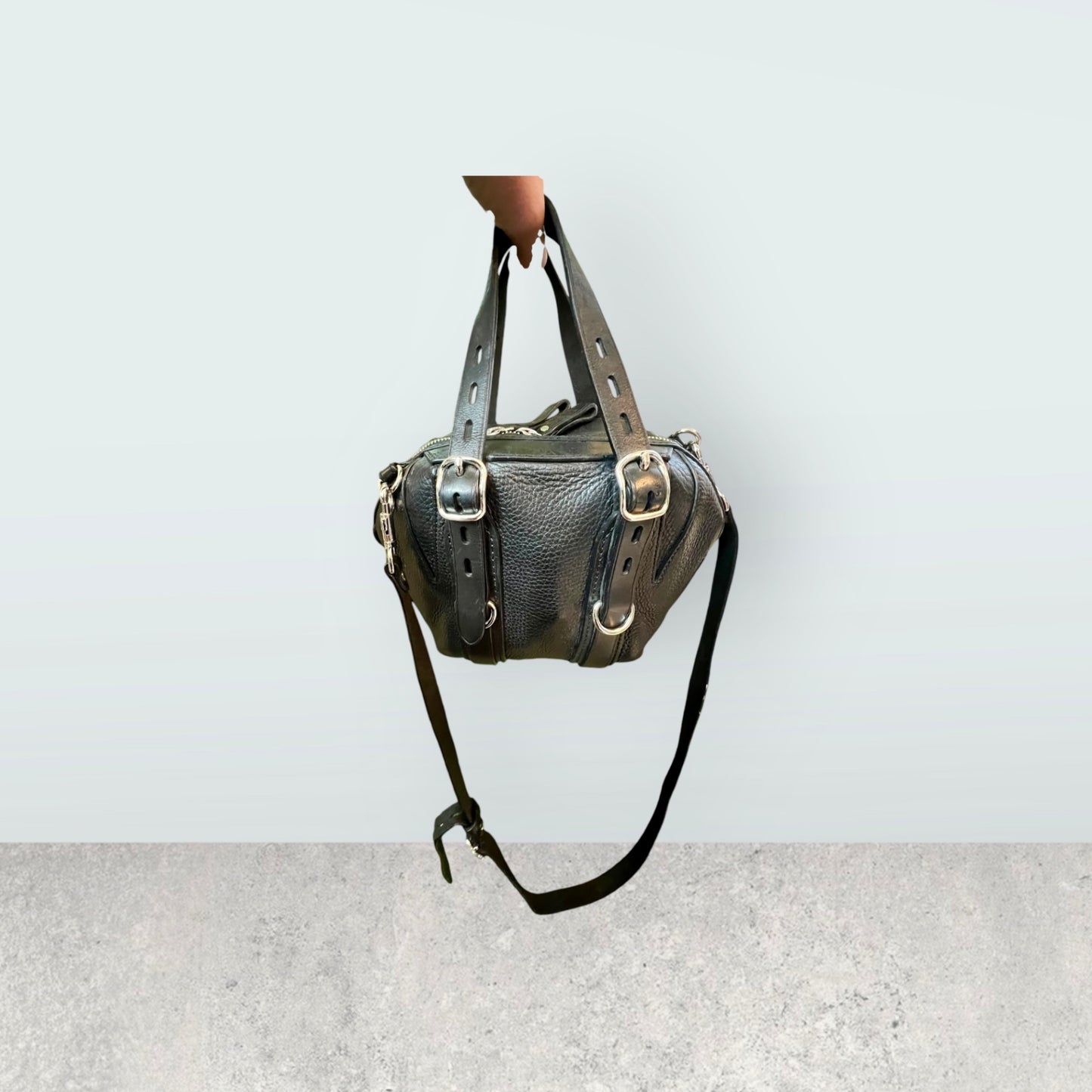 Vintage Alexander Wang Tasche Mittel Schwarz Leder