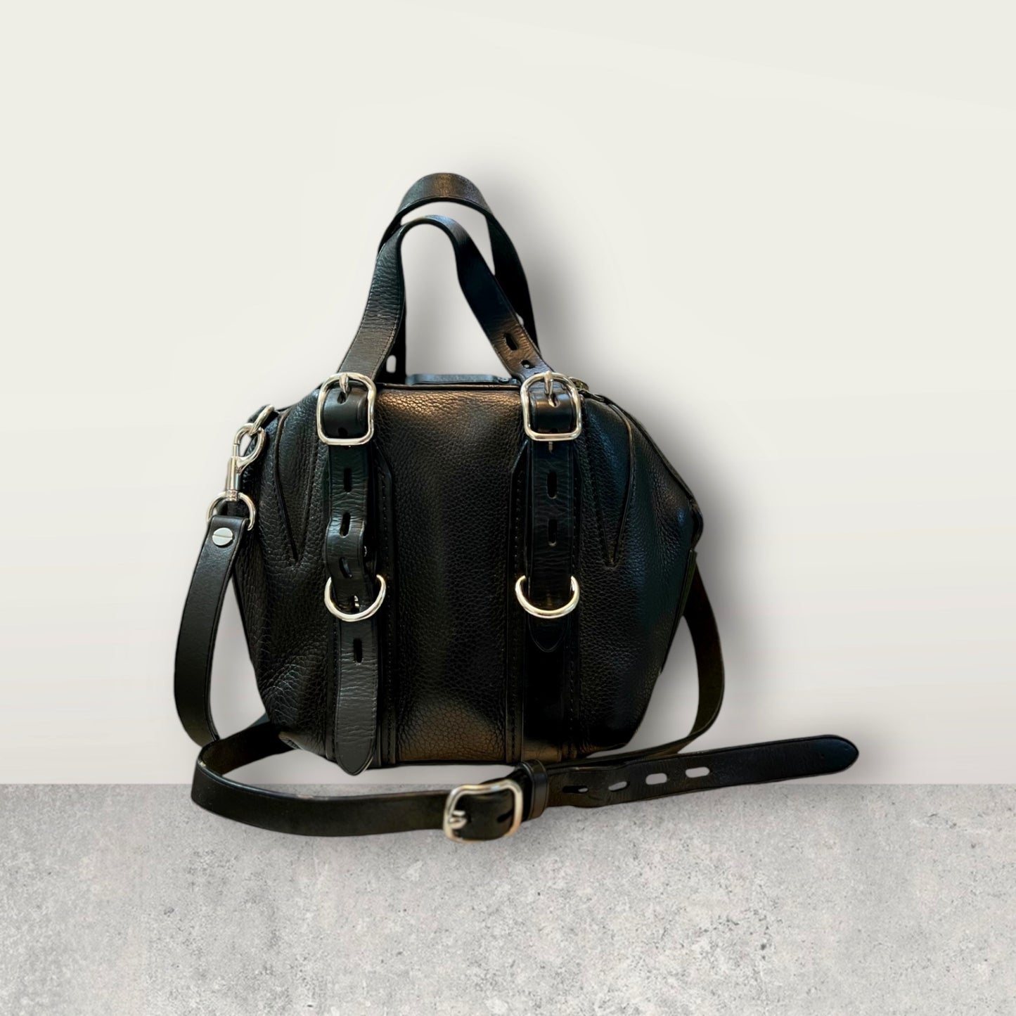 Vintage Alexander Wang Tasche Mittel Schwarz Leder