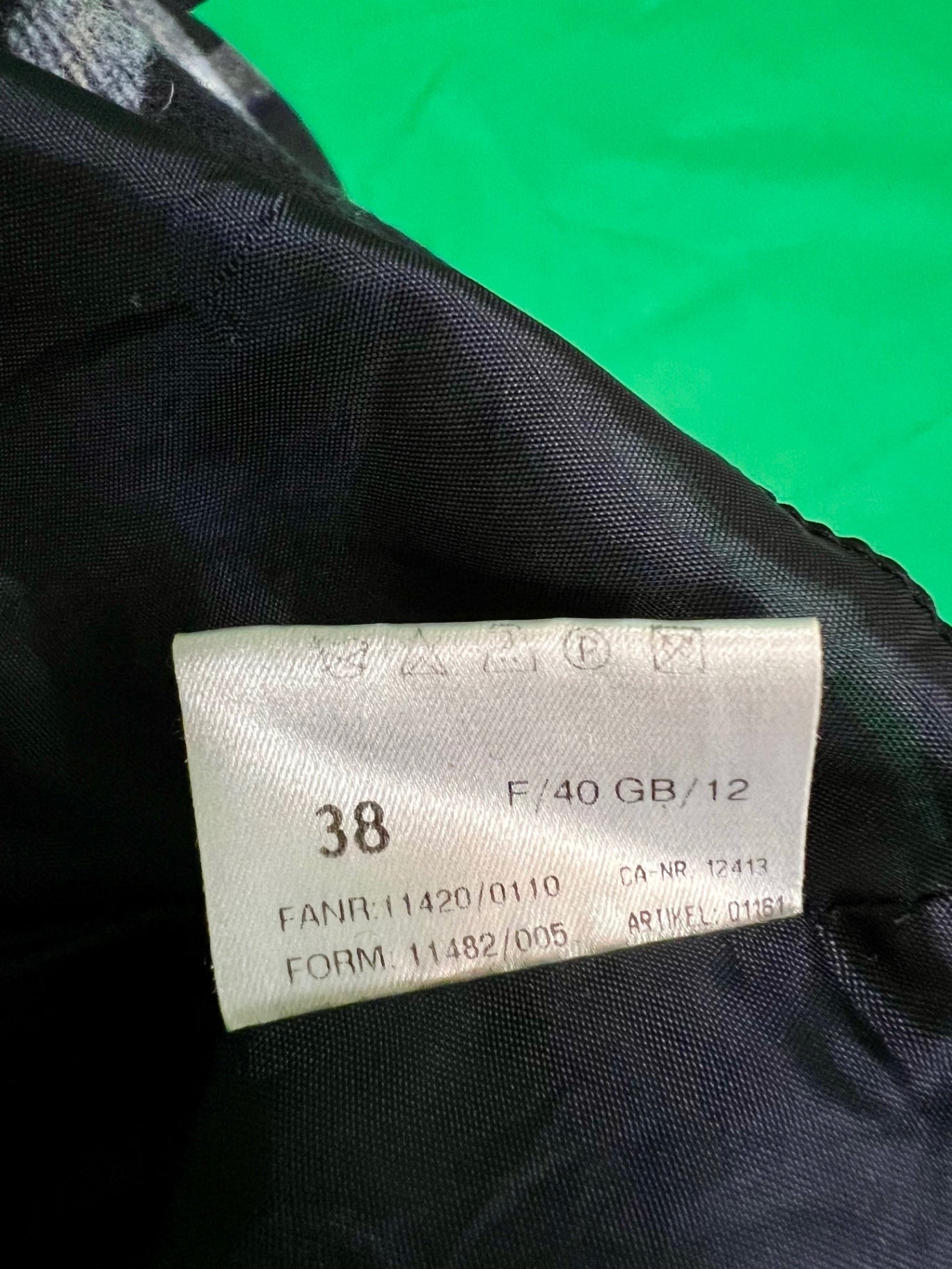 Vintage Basler Hemd M 38 Blau kariert Schurwolle + Angora