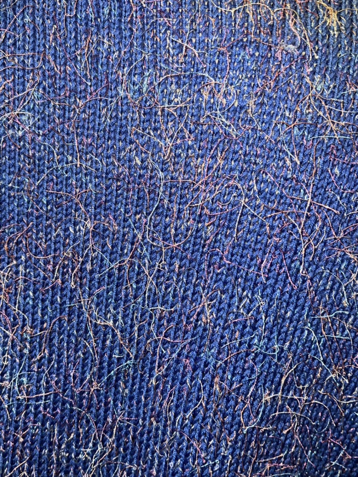 Vintage Pullover Ca. 40/42 Blau Strick