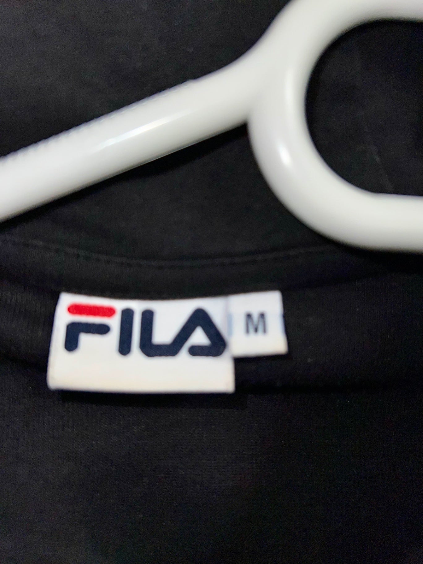 Fila Pullover M 38/40 Schwarz weiß rot