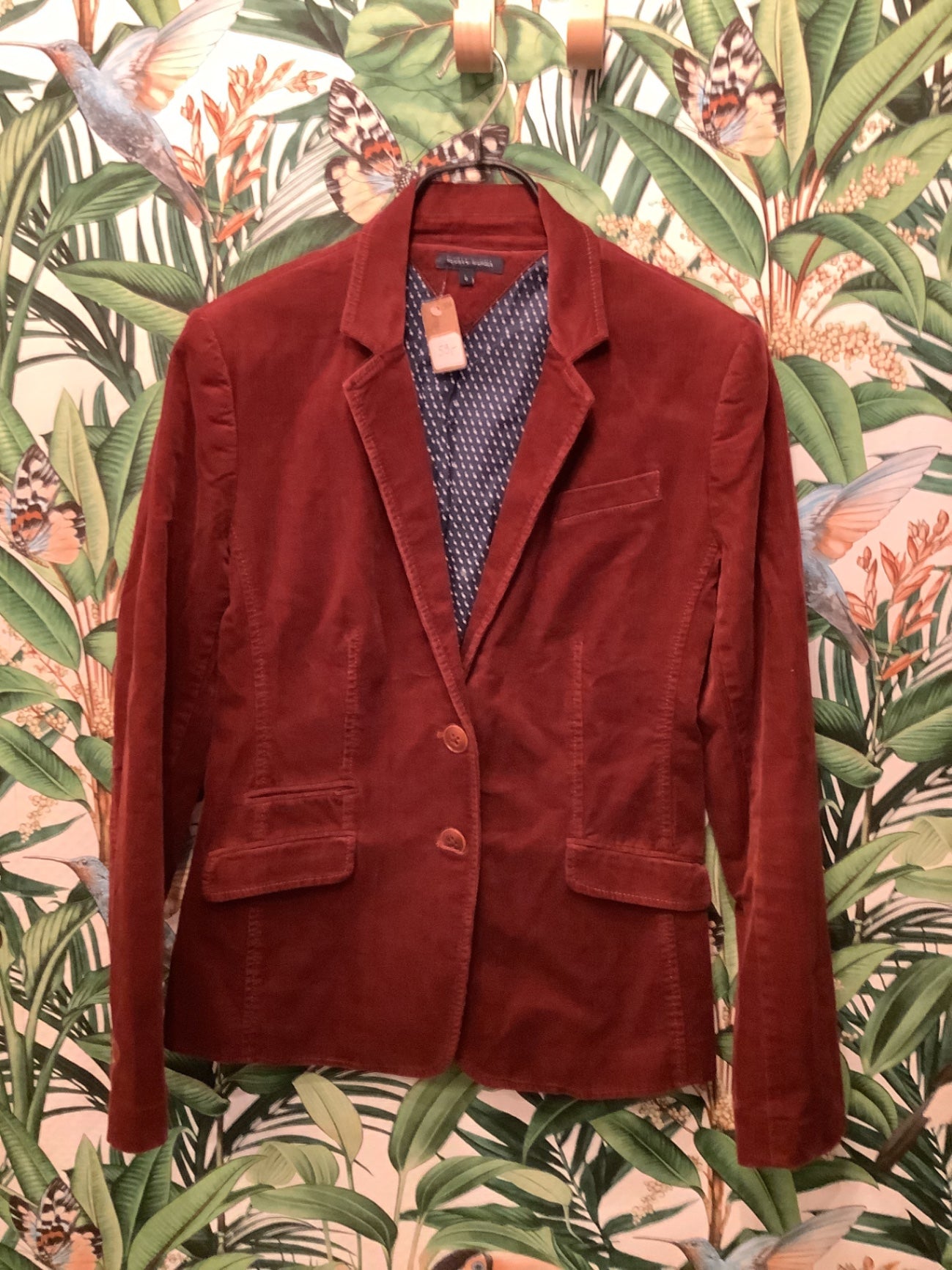 Tommy Hilfiger Blazer 36/38 WeinRot Cord