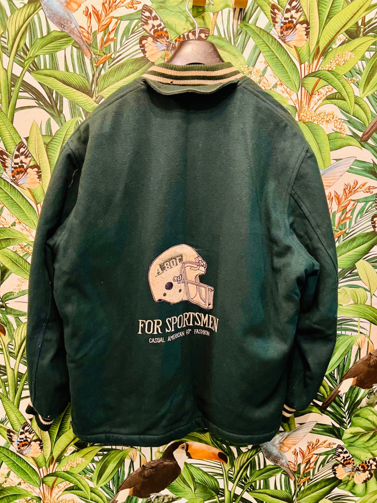 Vintage For Sportsmen Football Jacke M Grün