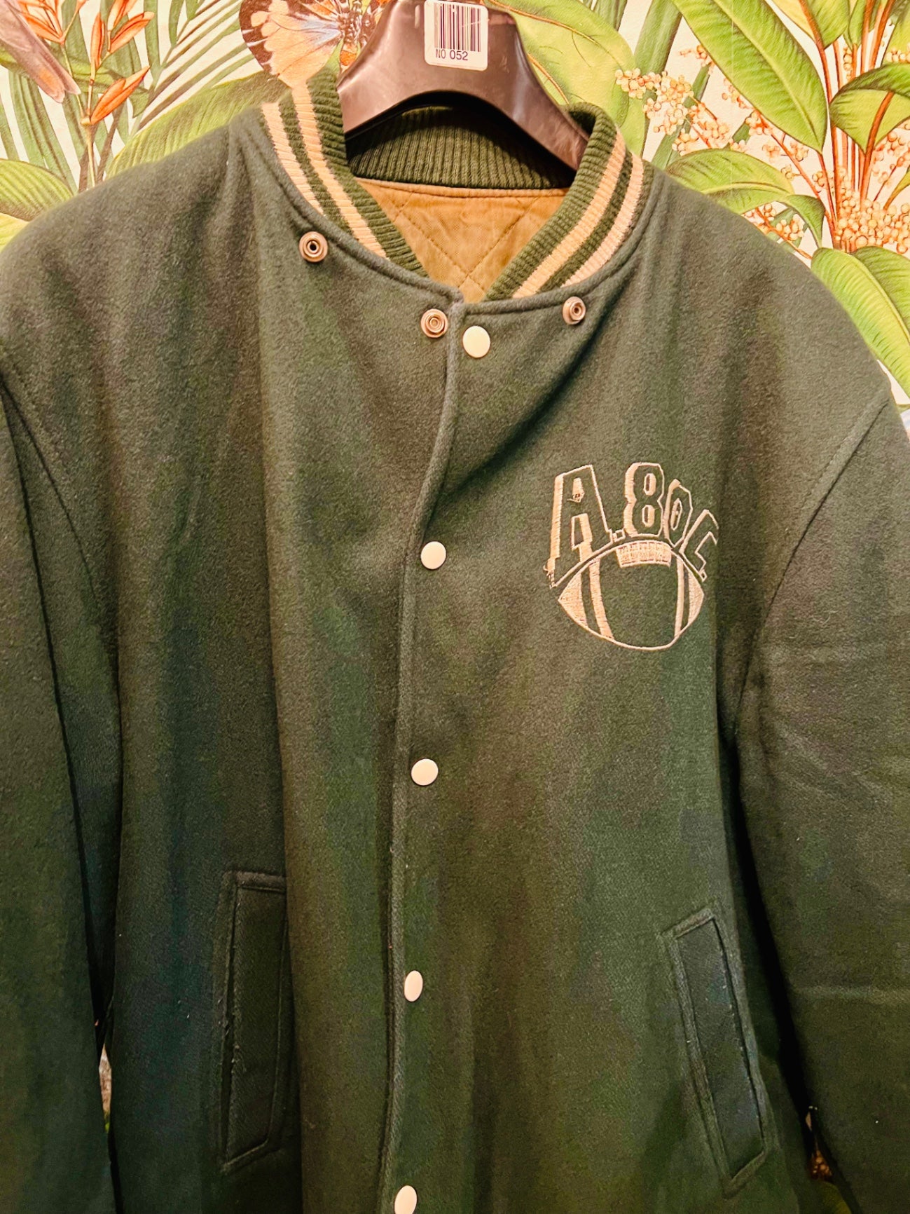 Vintage For Sportsmen Football Jacke M Grün