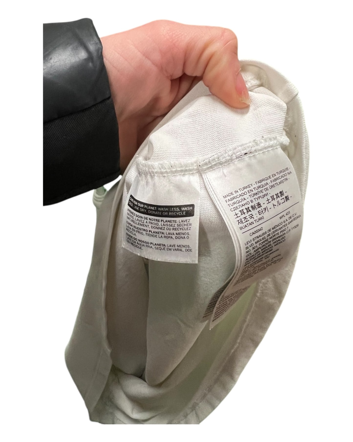 Levi's T-Shirt S Oversize Weiß