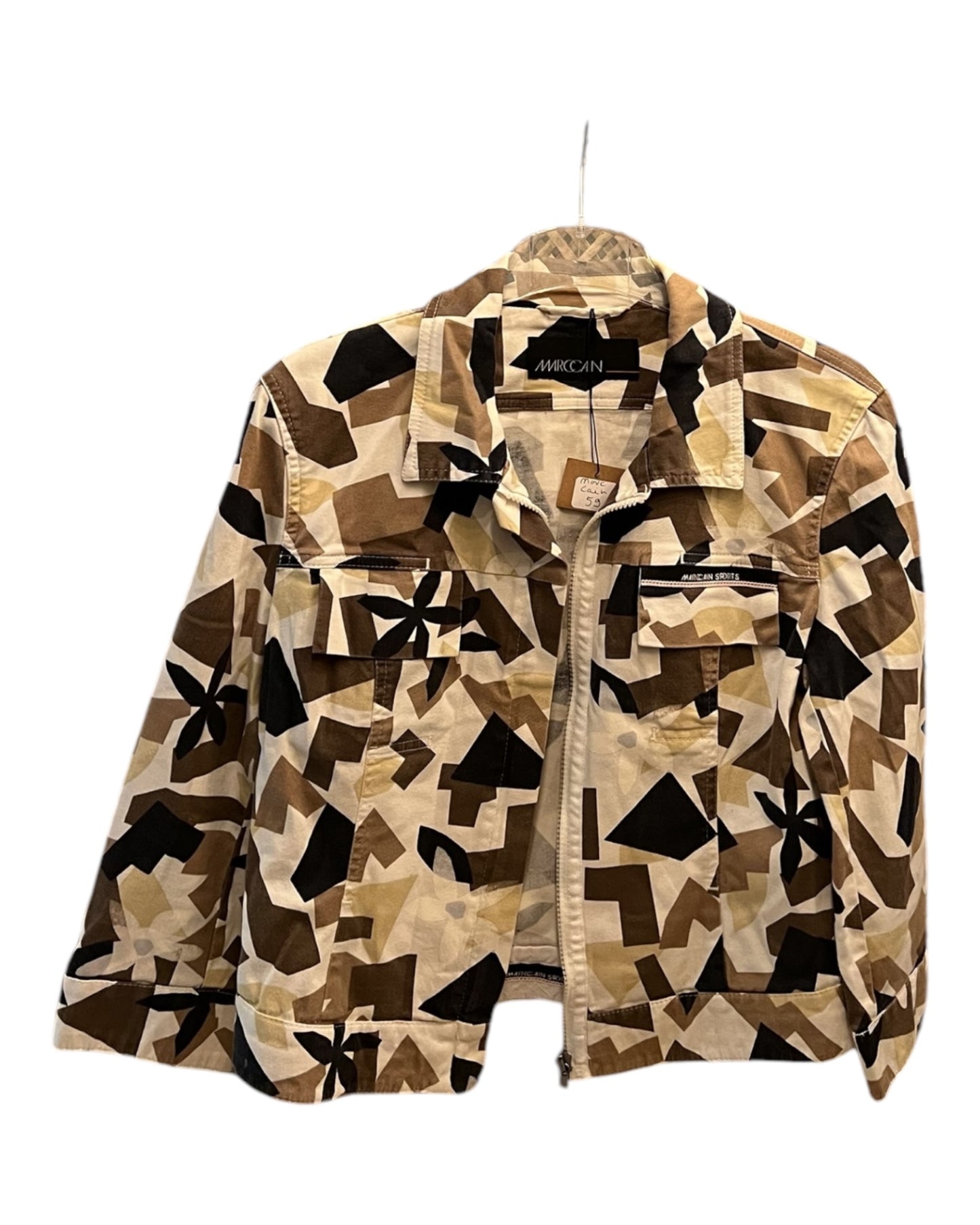 Marc Cain Sports Jacke Xs Camouflage beige weiß