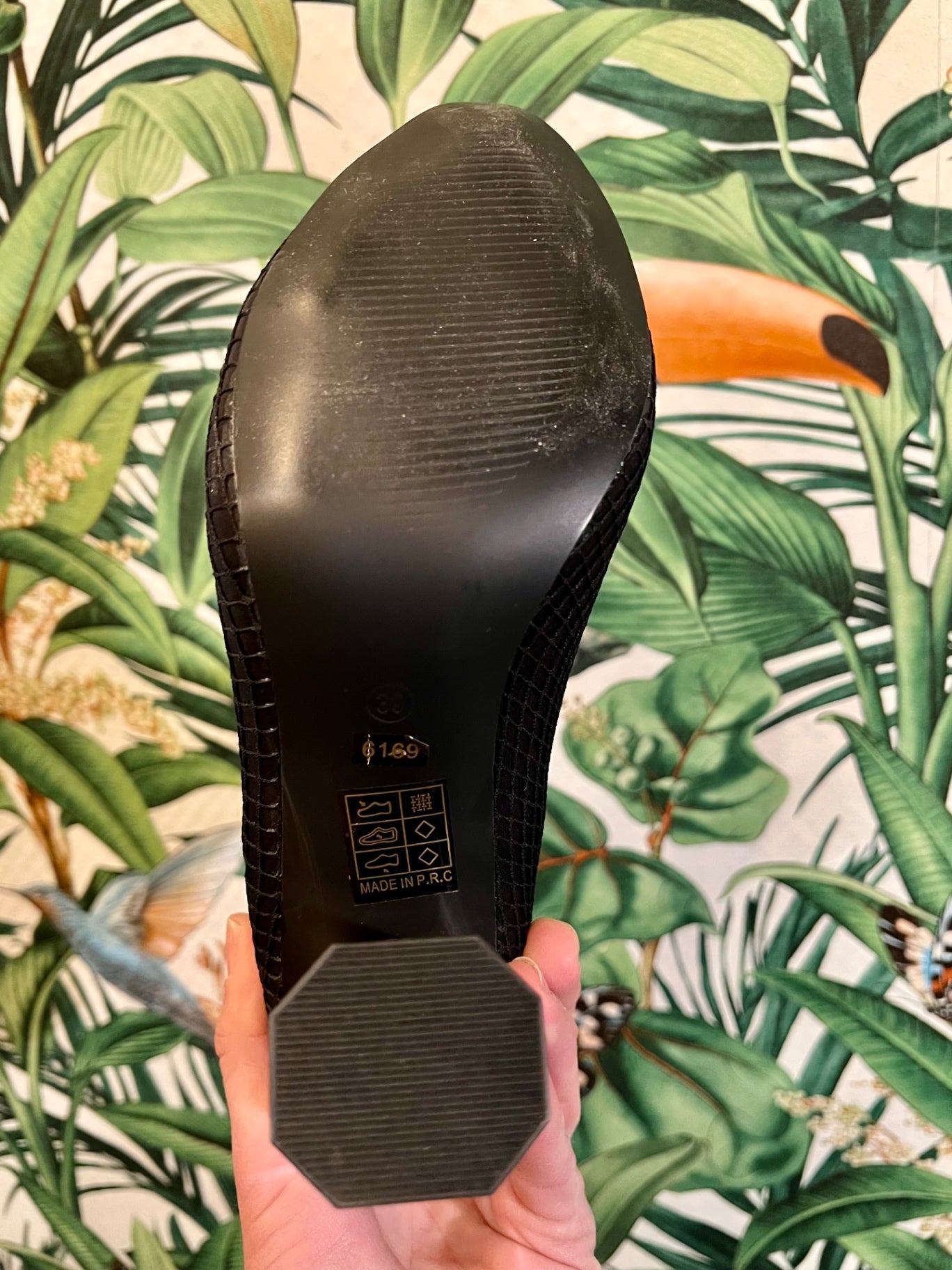 Indigo Stiefellette schwarz Netz Silberabsatz Neu