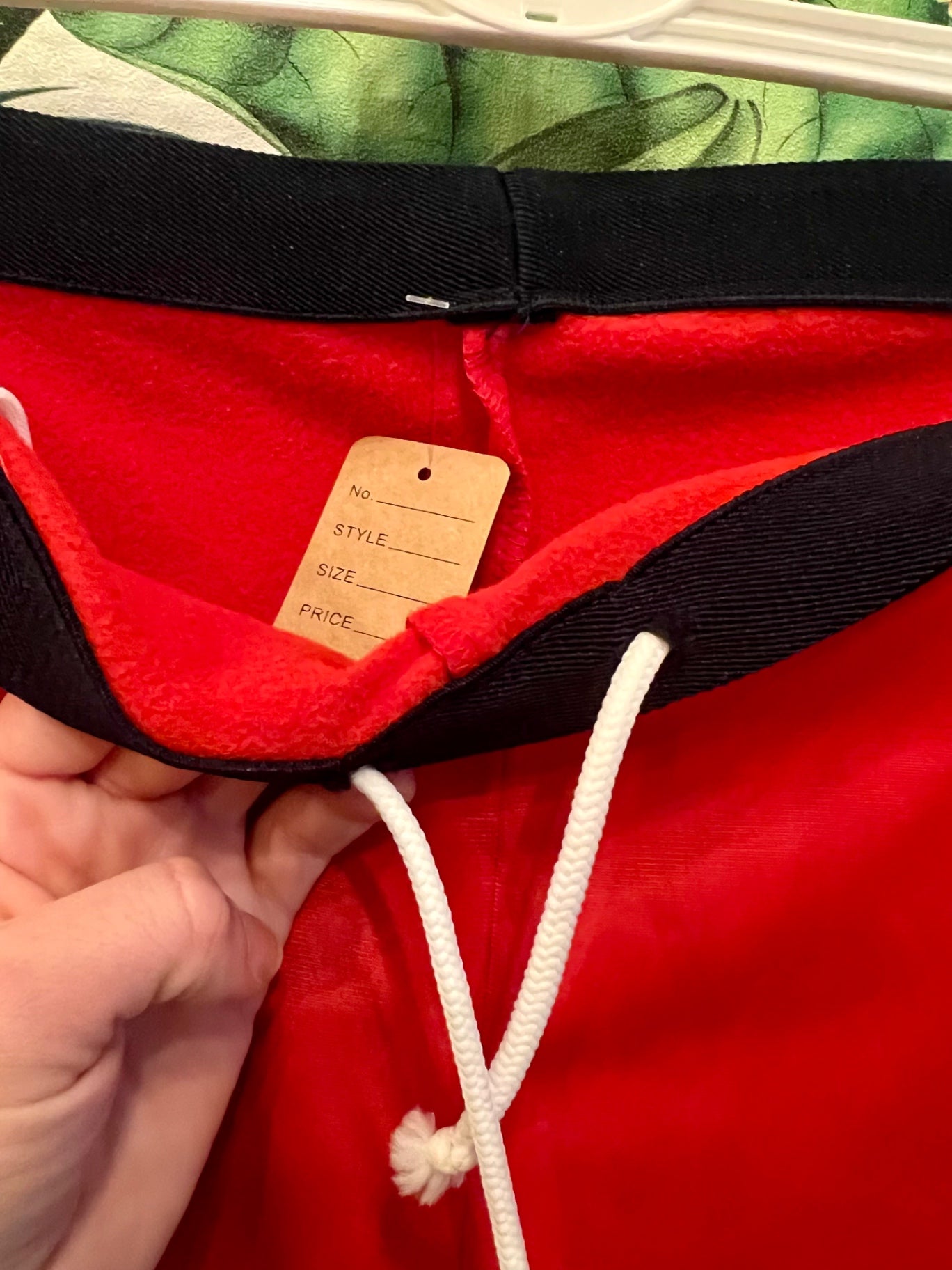 Vintage Trackpants Hose Sporthose L Rot