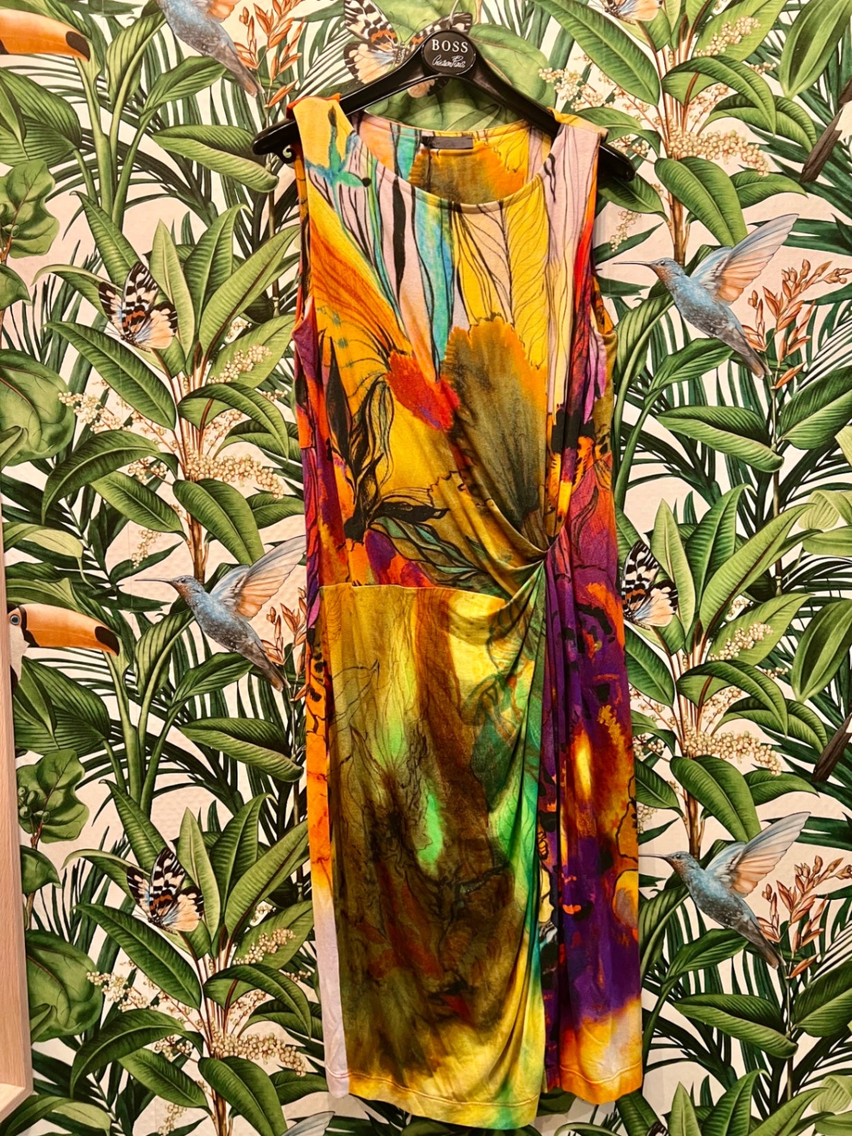 Airfield Kleid 38 Multicolor Viskose