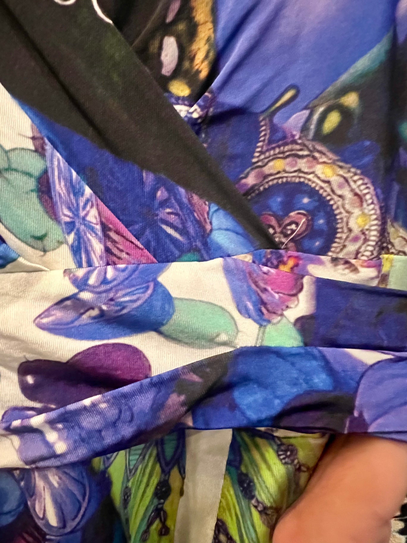 Anna‘s Kleid 38 Bunt gemustert Viskose