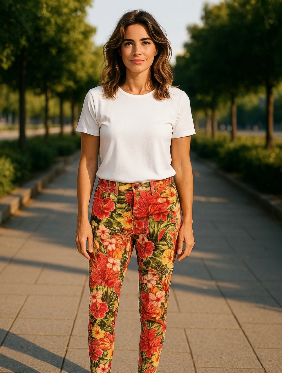 Ralph Lauren Hose W27 36/38 Bunt, multicolori