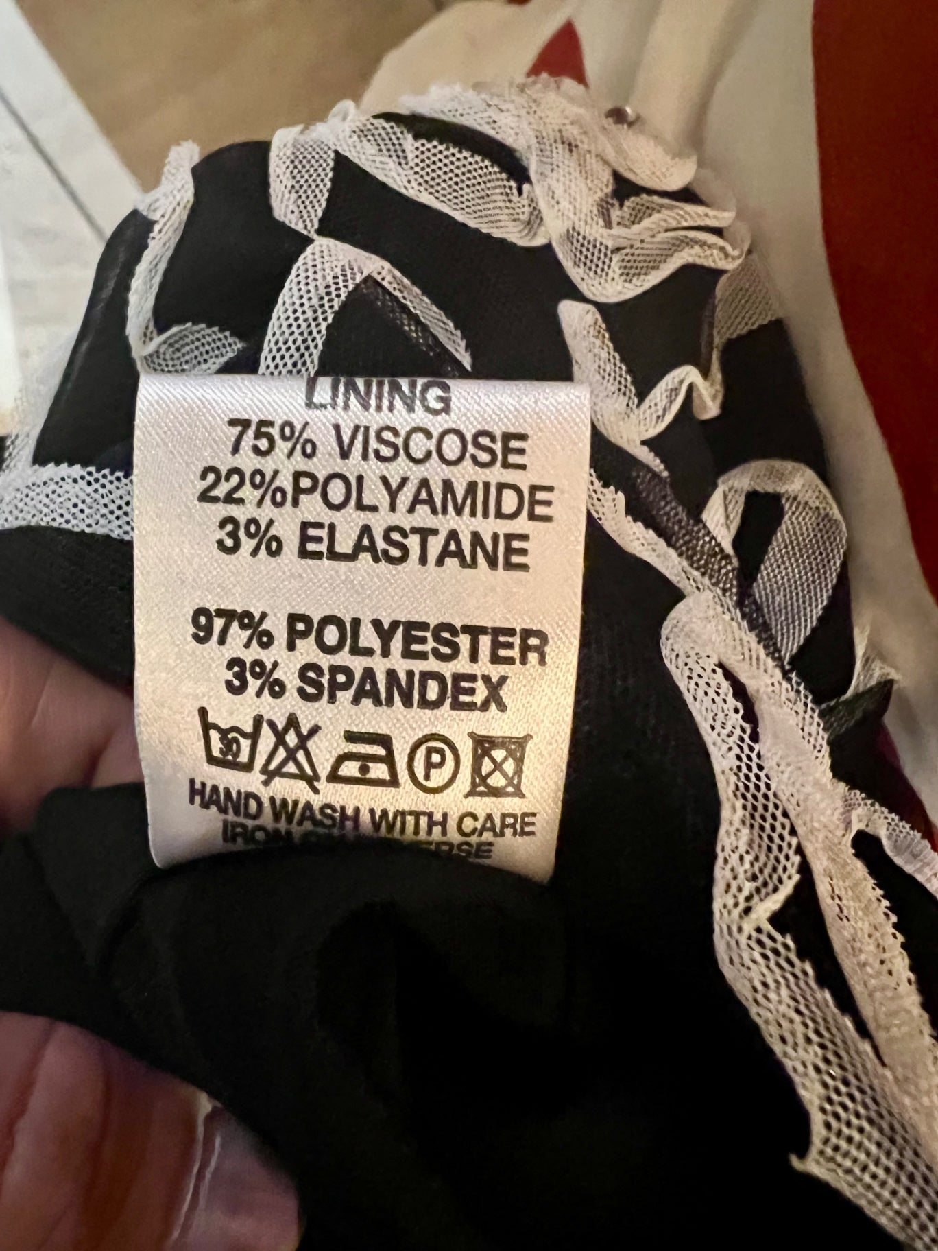 Rare London Kleid M Schwarz und Weiß