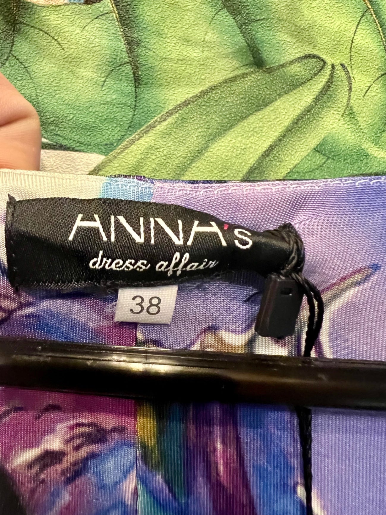 Anna‘s Kleid 38 Bunt gemustert Viskose