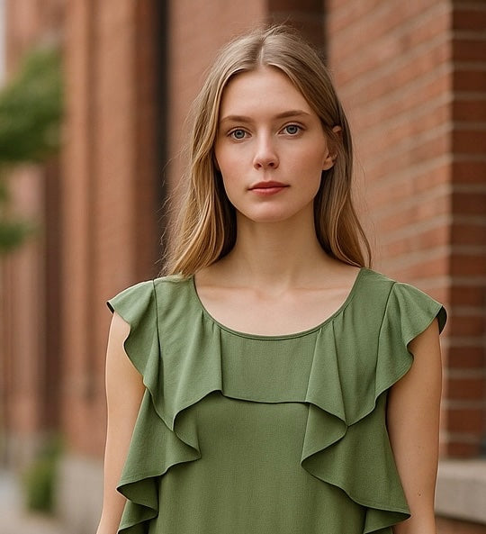 Max & Co Kleid 32 / 34 XS Grün Viskose