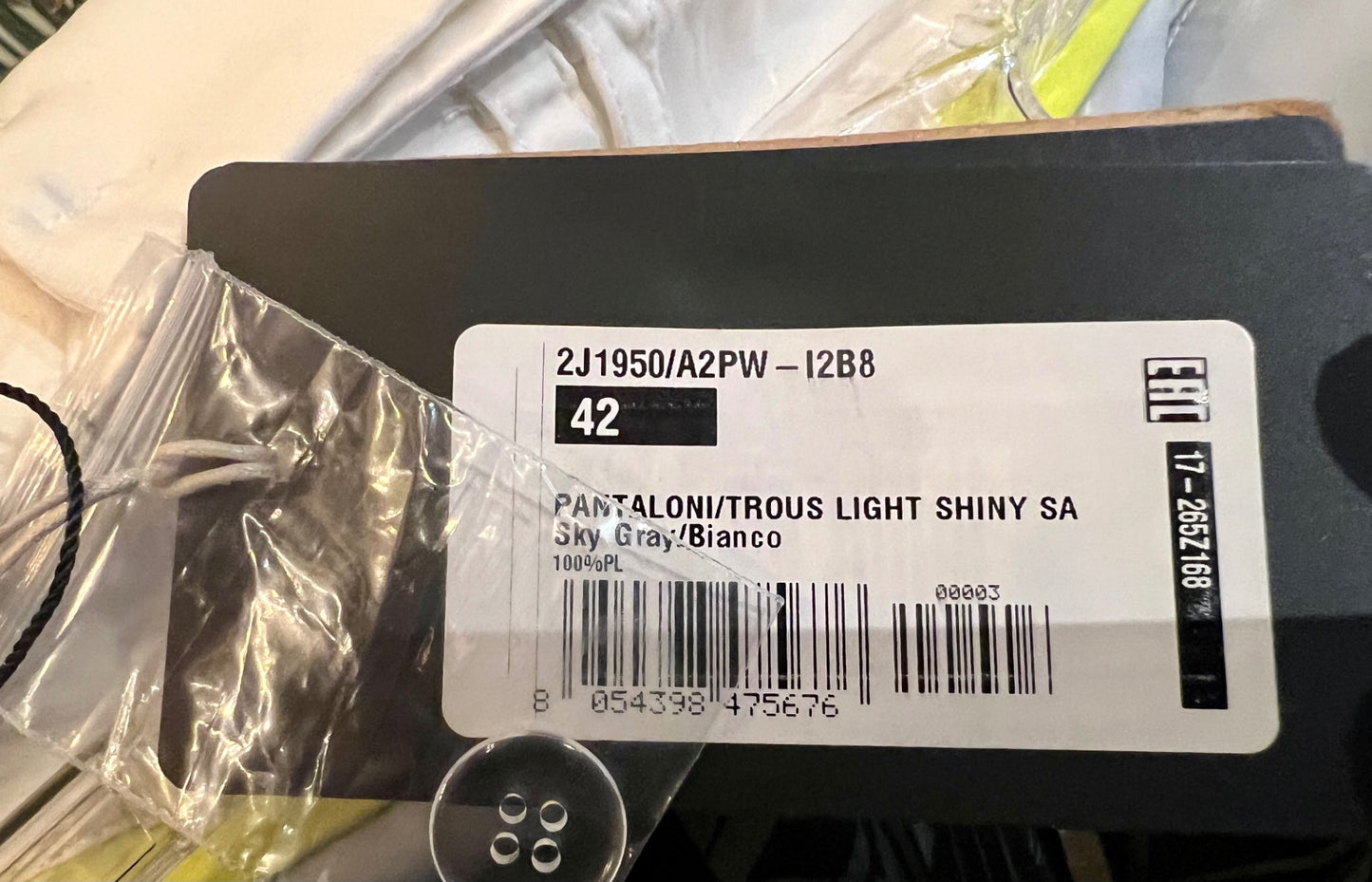 Patrizia Pepe Hose NEU 38 Hellblau weiß Limette
