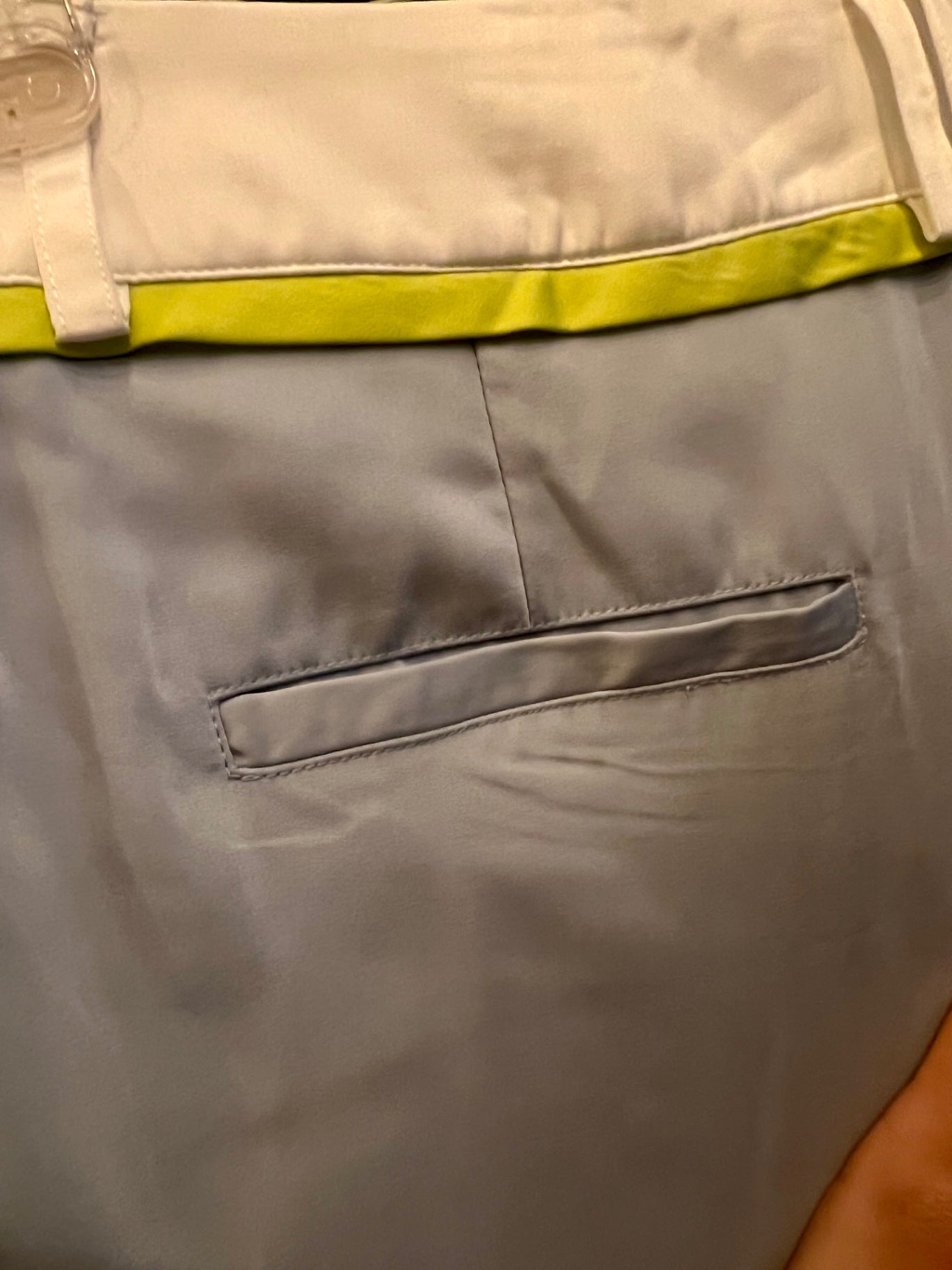 Patrizia Pepe Hose NEU 38 Hellblau weiß Limette