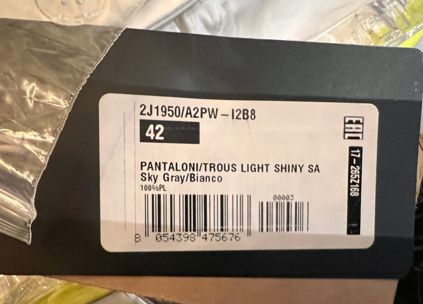 Patrizia Pepe Hose NEU 38 Hellblau weiß Limette