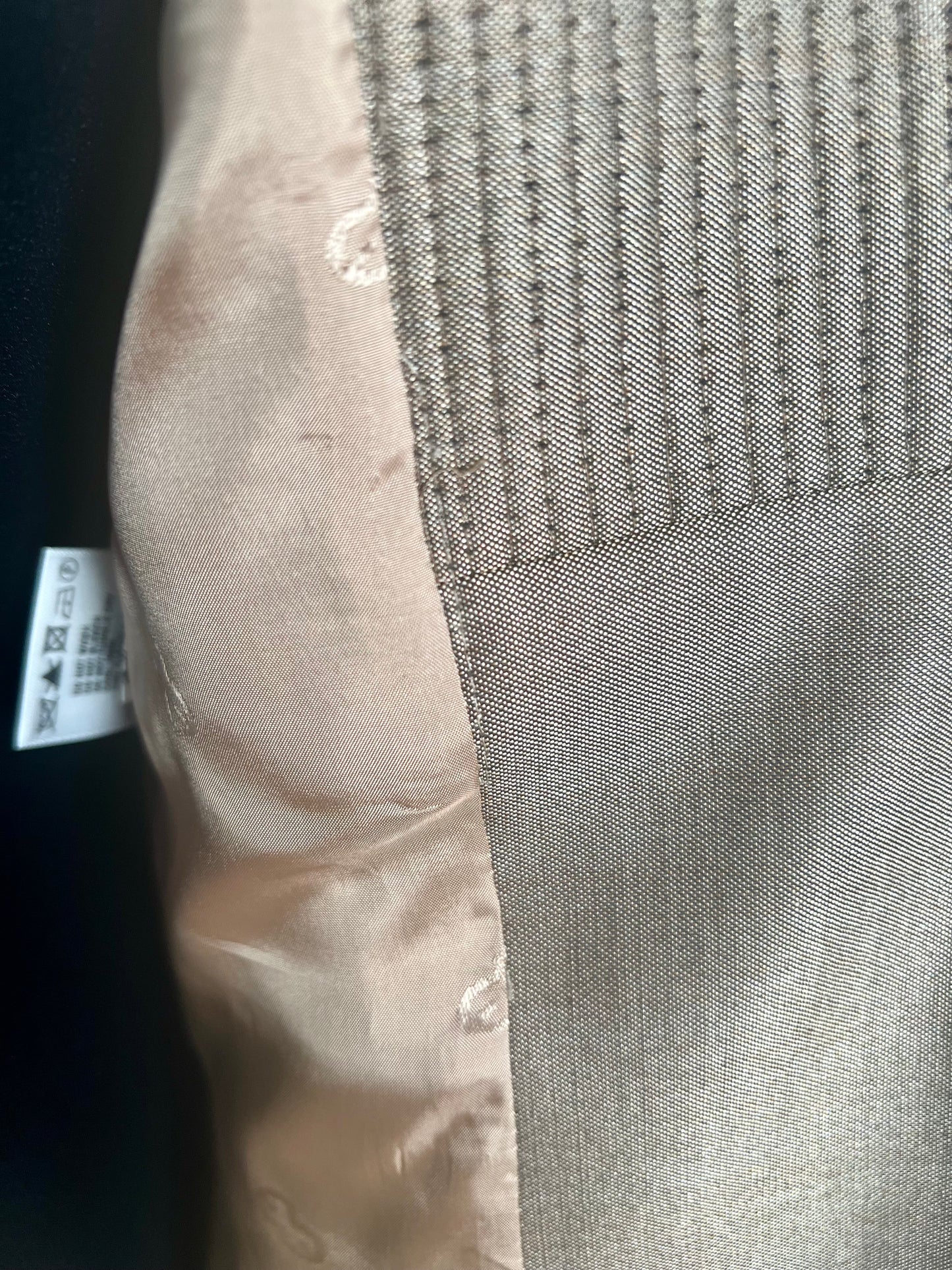 Vintage Escada Blazer – Braun | Schurwolle & Seide | Gr. 40 M (passt 38 / 40)
