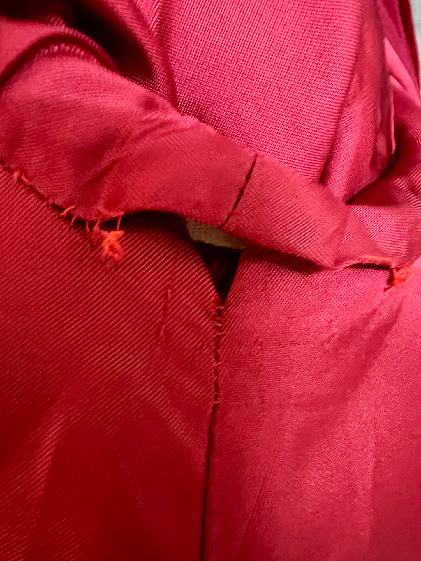 Vintage Arezia Mantel Wolle Kaschmir Weinrot Gr 44 XL Luxus Italien