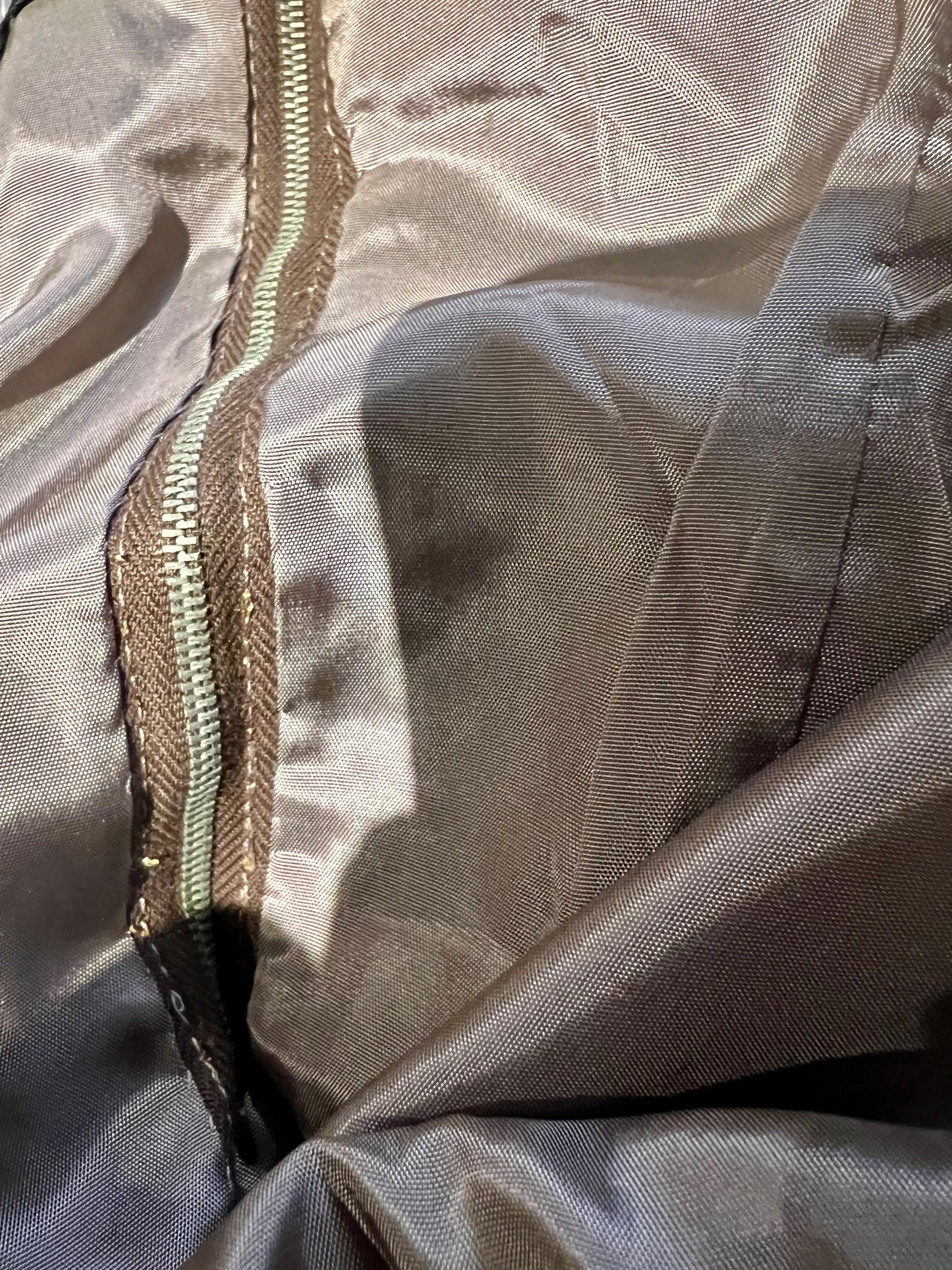 Vintage Brokat Lüth Kleid 36 Braun Gold 50er 60er