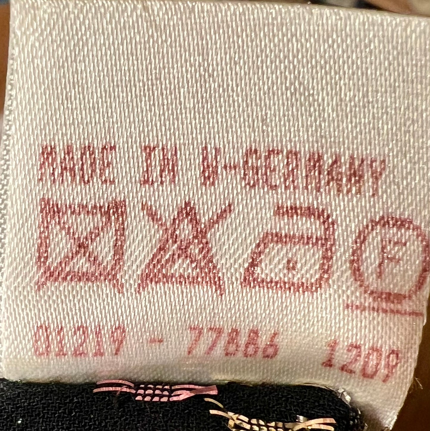 Vintage Glanzbluse Gr. 42 – West Germany – Metallic Blumen – 80s Glam Chic – Schwarz Gold Rosé