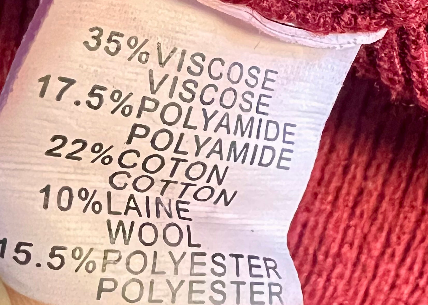 Vintage Pullover weinrot Fledermaus Fit Gr. 40 42 Stickerei Glitzer 90s y2k Grunge