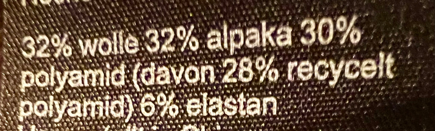 AllSaints Herz Pullover Grau | Wolle & Alpaka | L Oversize | Neupreis 225 € | Top Zustand