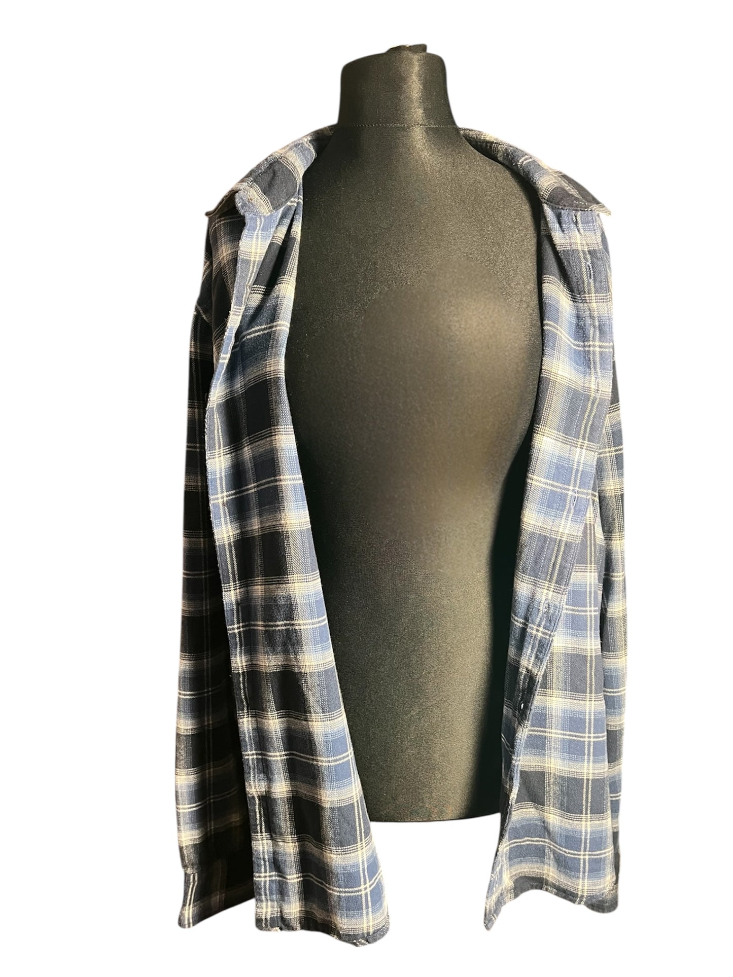 Vintage Esprit Flanellhemd Gr 42 / XL kariert | Oversize Damen | 90s / Y2K Grunge | Baumwolle