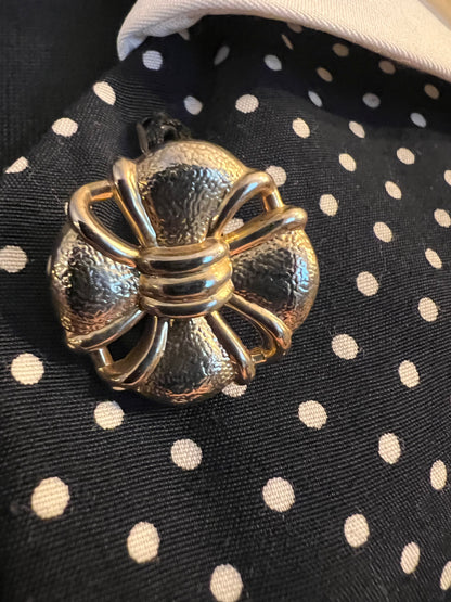 Joseph Ribkoff Kleid Punkte Vintage 38 Blau Polka 80s