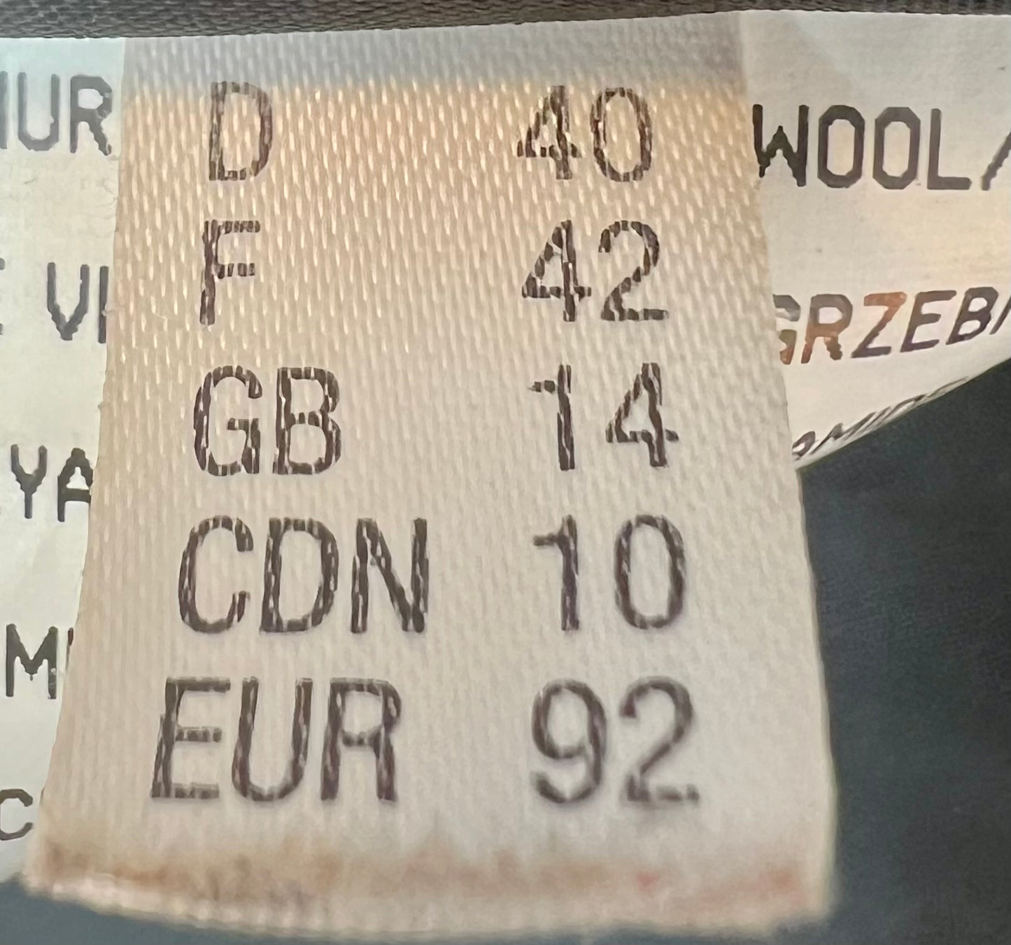 Vintage TUZZI Wollmantel Schwarz Gr. 40 M | 70% Schurwolle & Kaschmir | Gothic Old Money Y2K