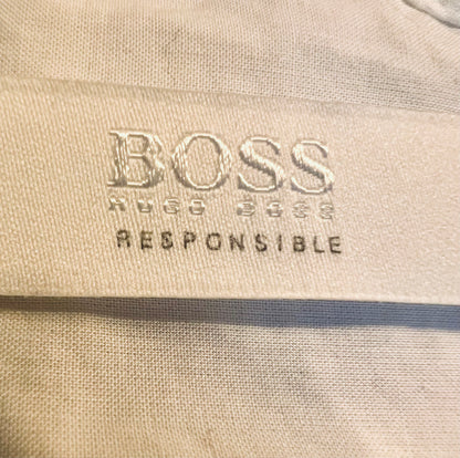 Hugo Boss Responsible Bluse Weiß Gr 42 Oversized Modern A-Linie