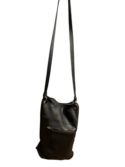 Sort Aarhus Ledertasche Schwarz – 100 % Lammleder, sehr guter Zustand