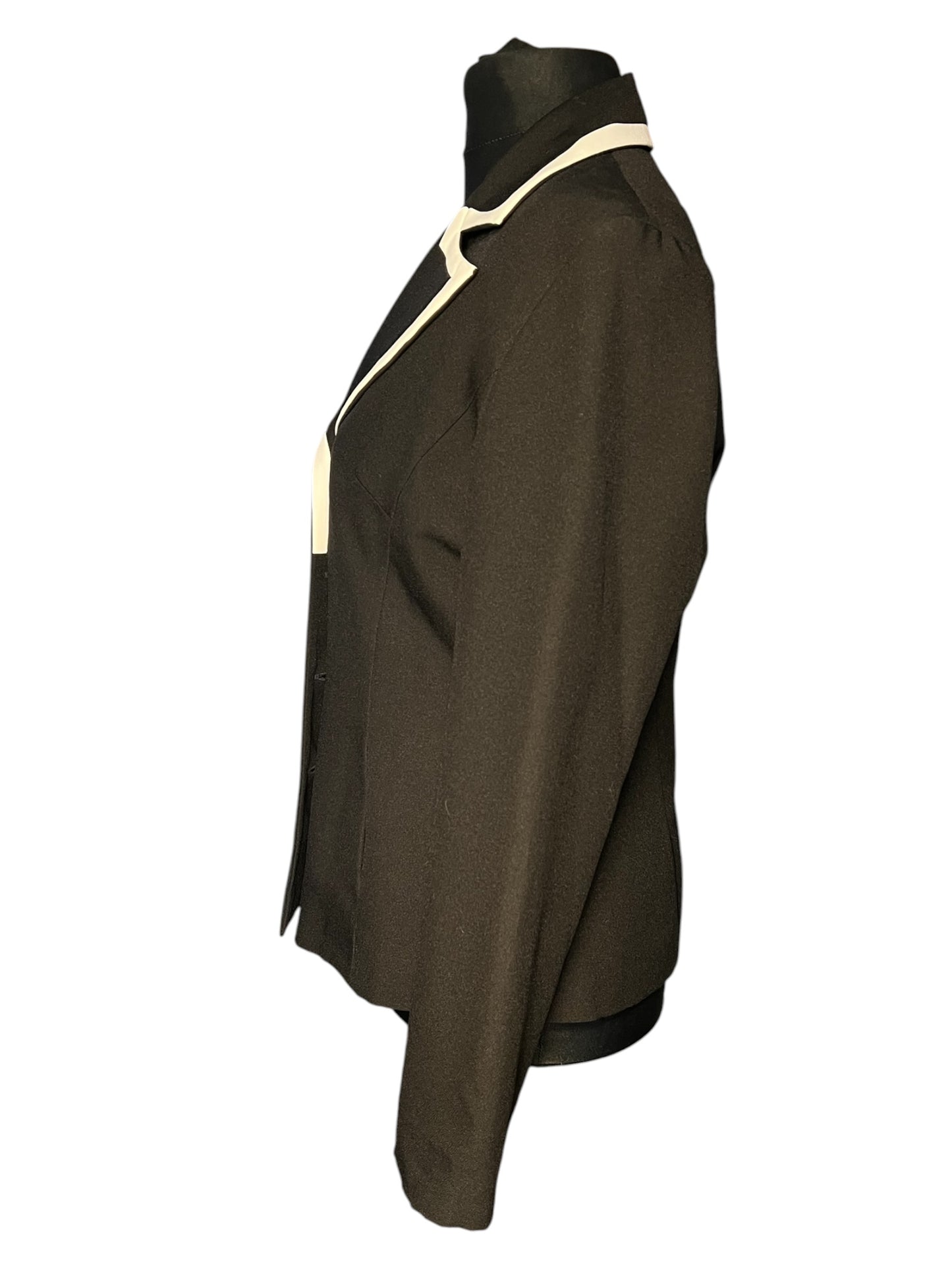 Sara's Choice: Orsay Vintage Blazer 90s y2k schwarz weiss | Gr. 40 | Dark Alternative
