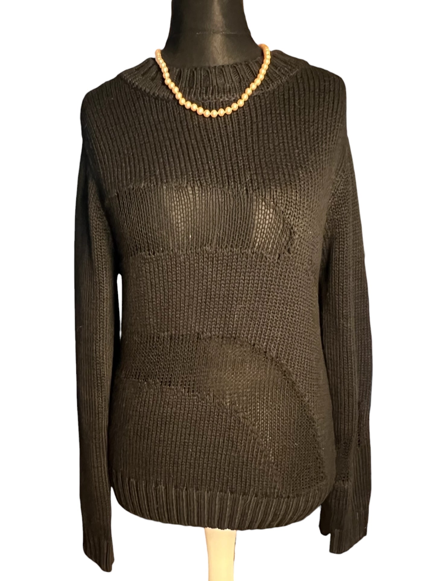 Sara's Choice: Killstar - Distressed Pullover schwarz Gr 40 42 L – Dark Alternative