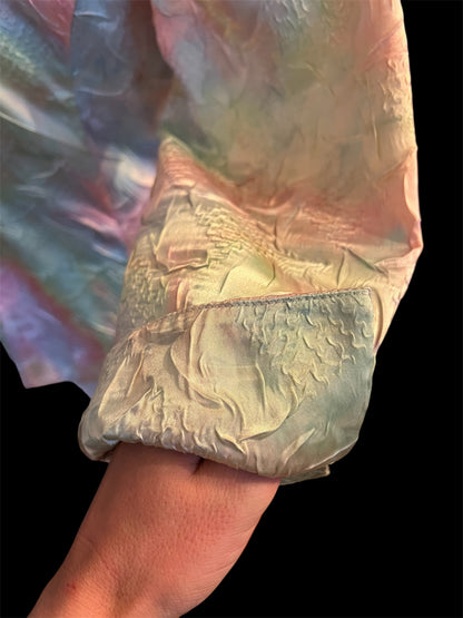 Vintage Joseph Ribkoff Blazer Pastell 40 M Y2K Crashoptik Rainbow