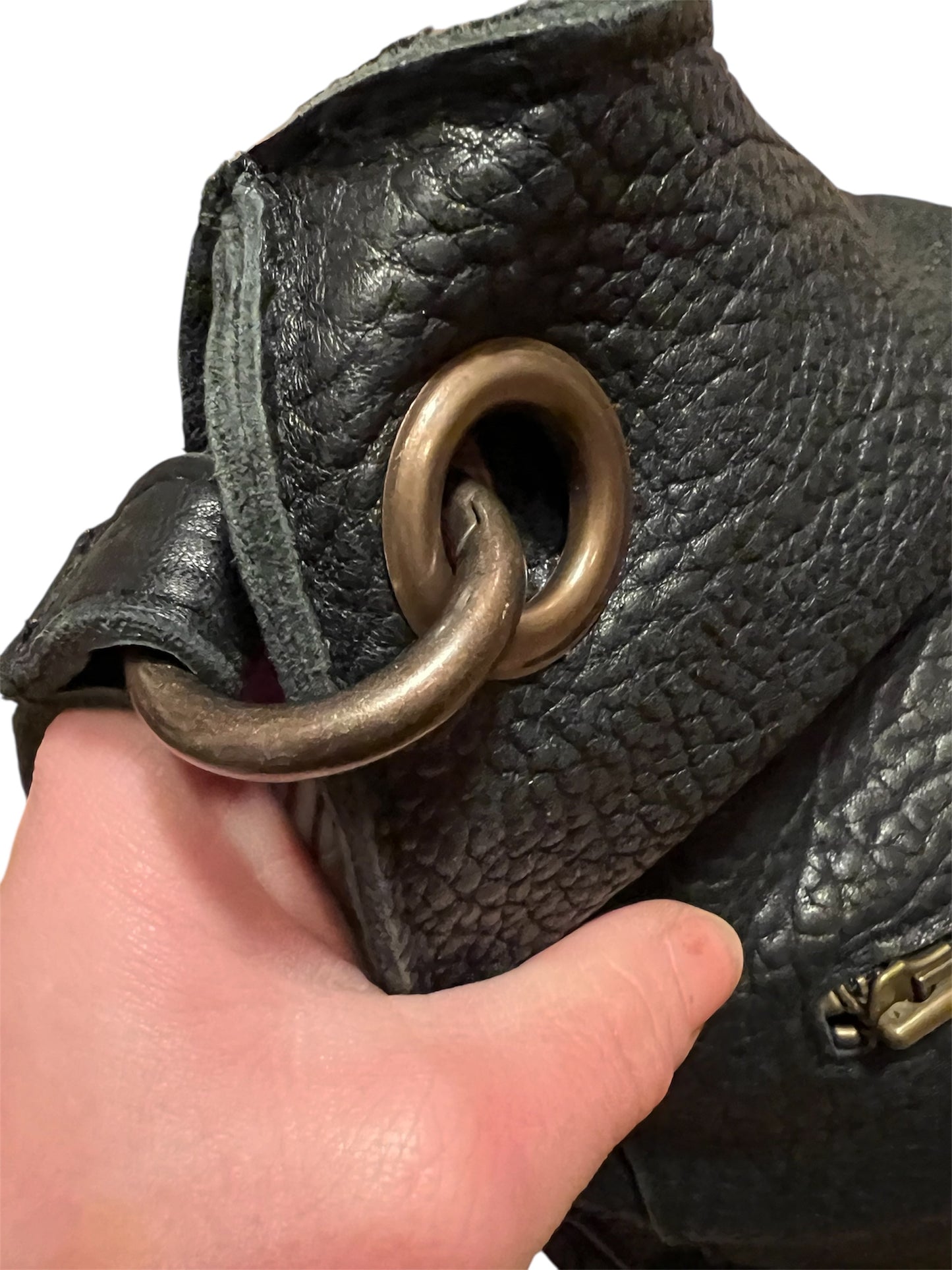 Sort Aarhus Ledertasche Schwarz – 100 % Lammleder, sehr guter Zustand
