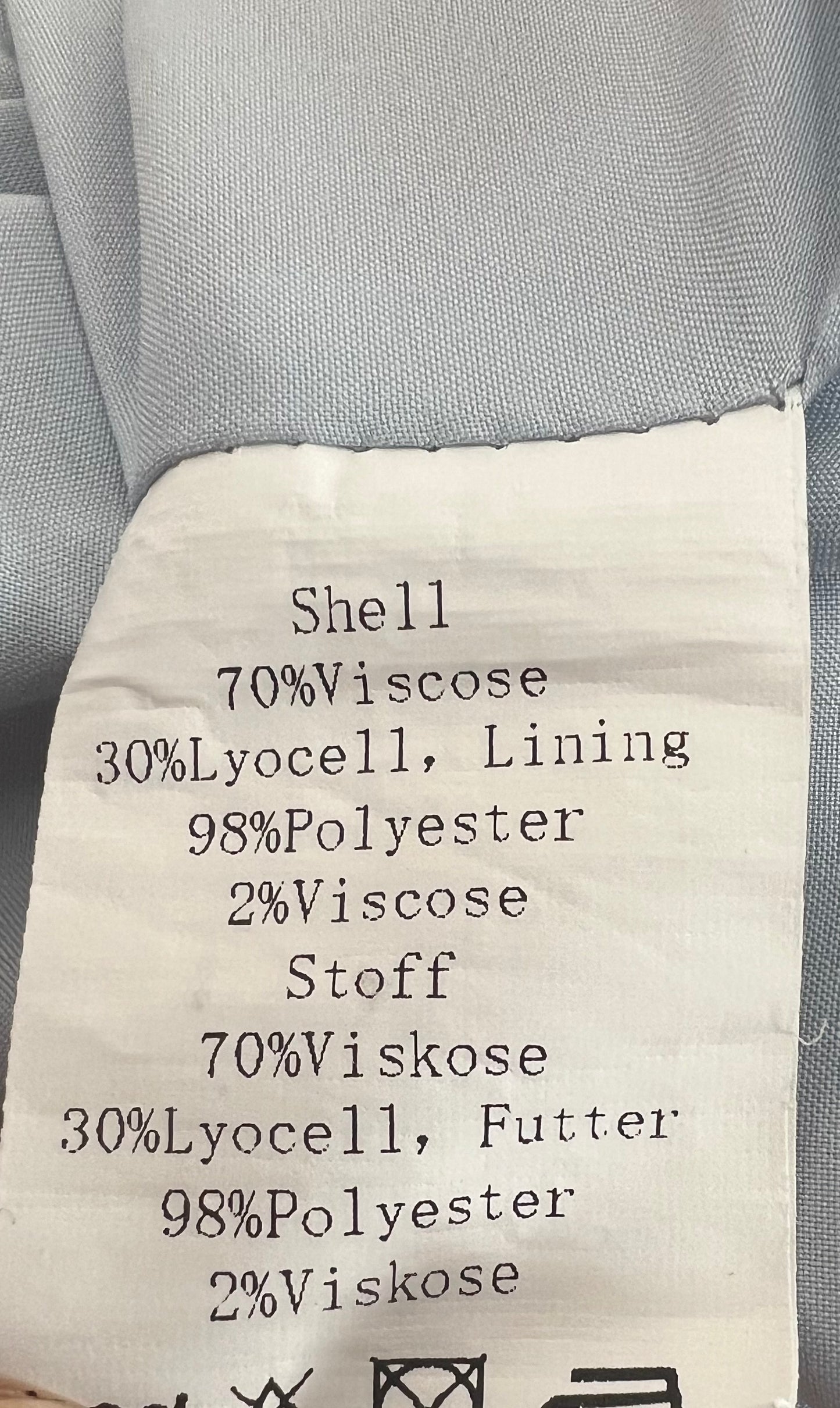 Hippie Style Maxirock Hellblau von Scarlet Darkness – Gr. 38 40 M L Gummizug Boho Spitze