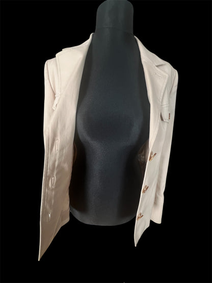 Aigner Vintage Blazer Beige 90s Old Money Style | Gr. 40 | Tailliert, Made in Italy